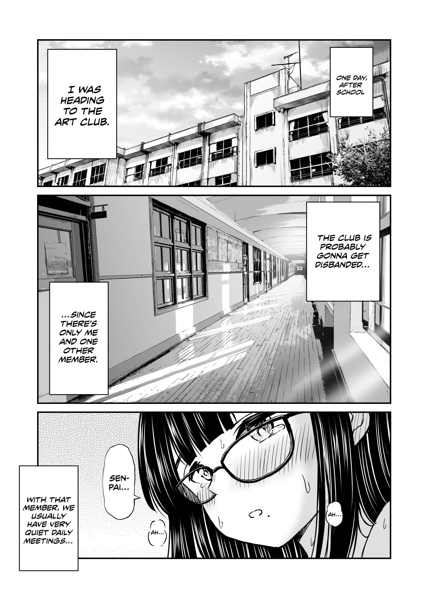 Bijutsubu no Kyonyuu Kouhai ga Nude Model ni Natta Kekka Amari ni Ero Sugite Ore no Geijutsu ga Bakuhatsushita Hanashi - Page 2