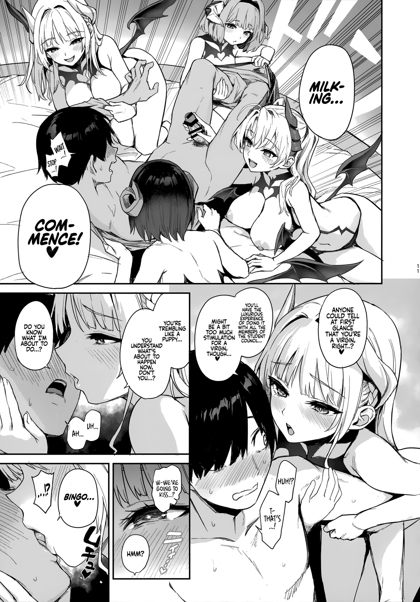 Succubus Seitokai Shiko Shiko Shikkoubu | Succubus Student Council Milking Club - Page 11
