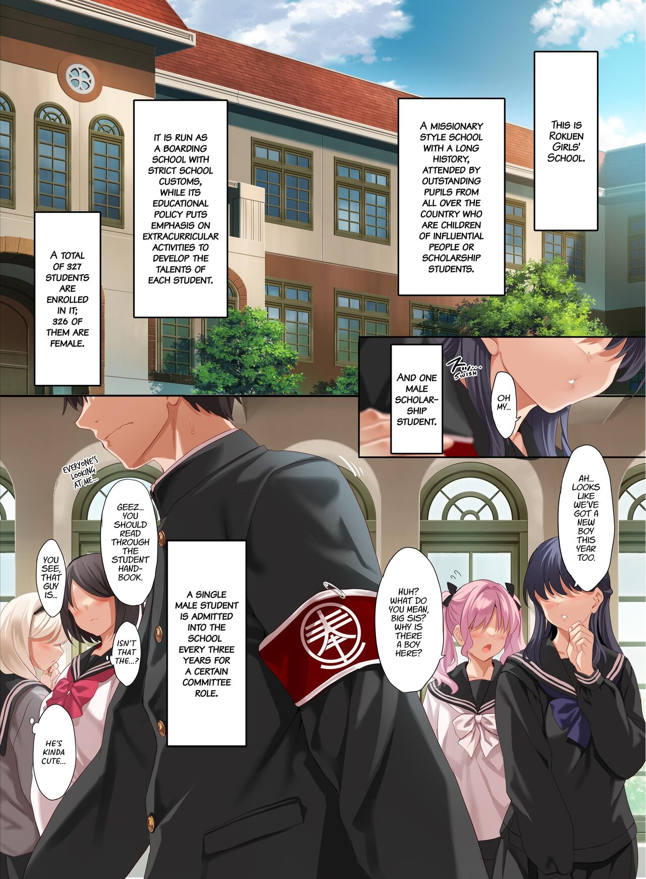 Jogakkou de Otoko Hitori na node Kousoku de Seiyoku no Hakeguchi ni Sareru Nichijou - Page 2