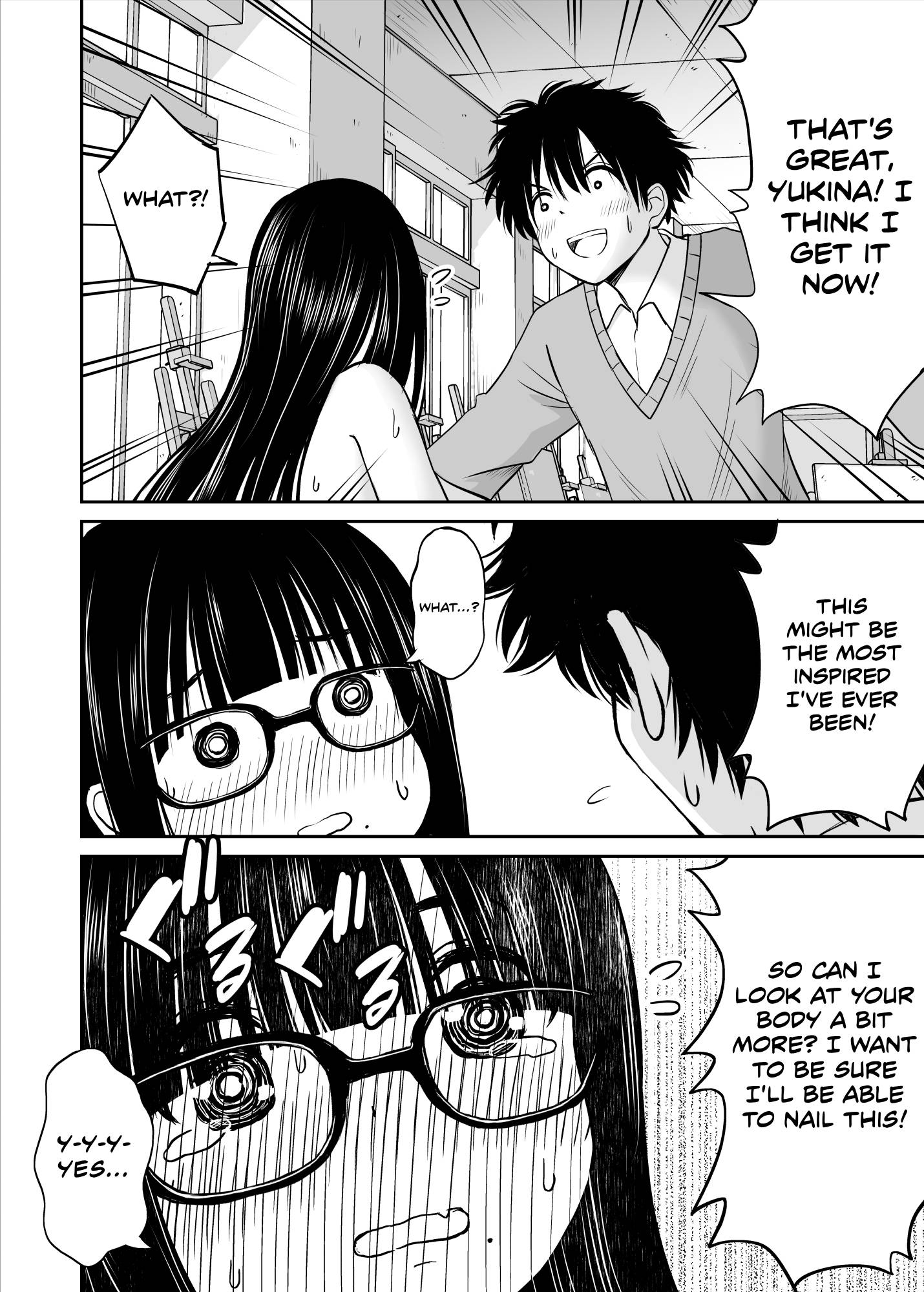 Bijutsubu no Kyonyuu Kouhai ga Nude Model ni Natta Kekka Amari ni Ero Sugite Ore no Geijutsu ga Bakuhatsushita Hanashi - Page 25