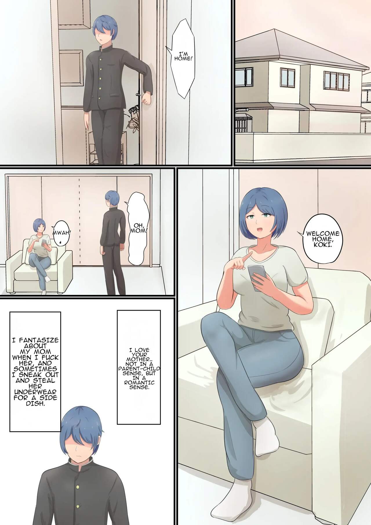 Okaa-san ni Kokuhaku Shitara Zenbu Baretete Amaama Sex Sasete Kureta Hanashi - Page 3
