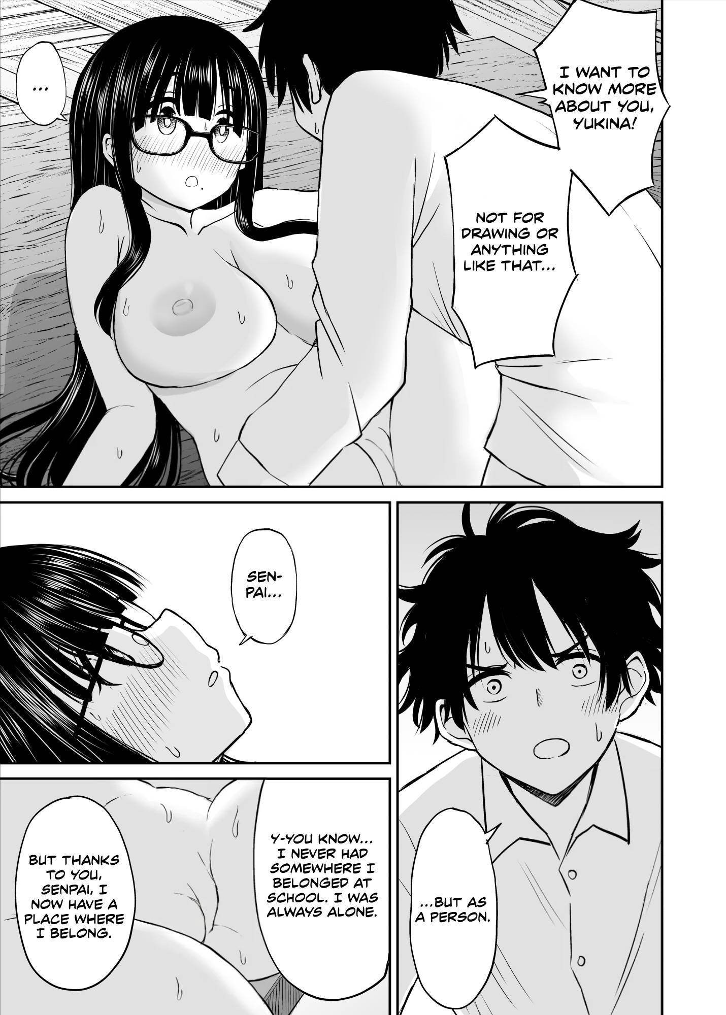 Bijutsubu no Kyonyuu Kouhai ga Nude Model ni Natta Kekka Amari ni Ero Sugite Ore no Geijutsu ga Bakuhatsushita Hanashi - Page 40