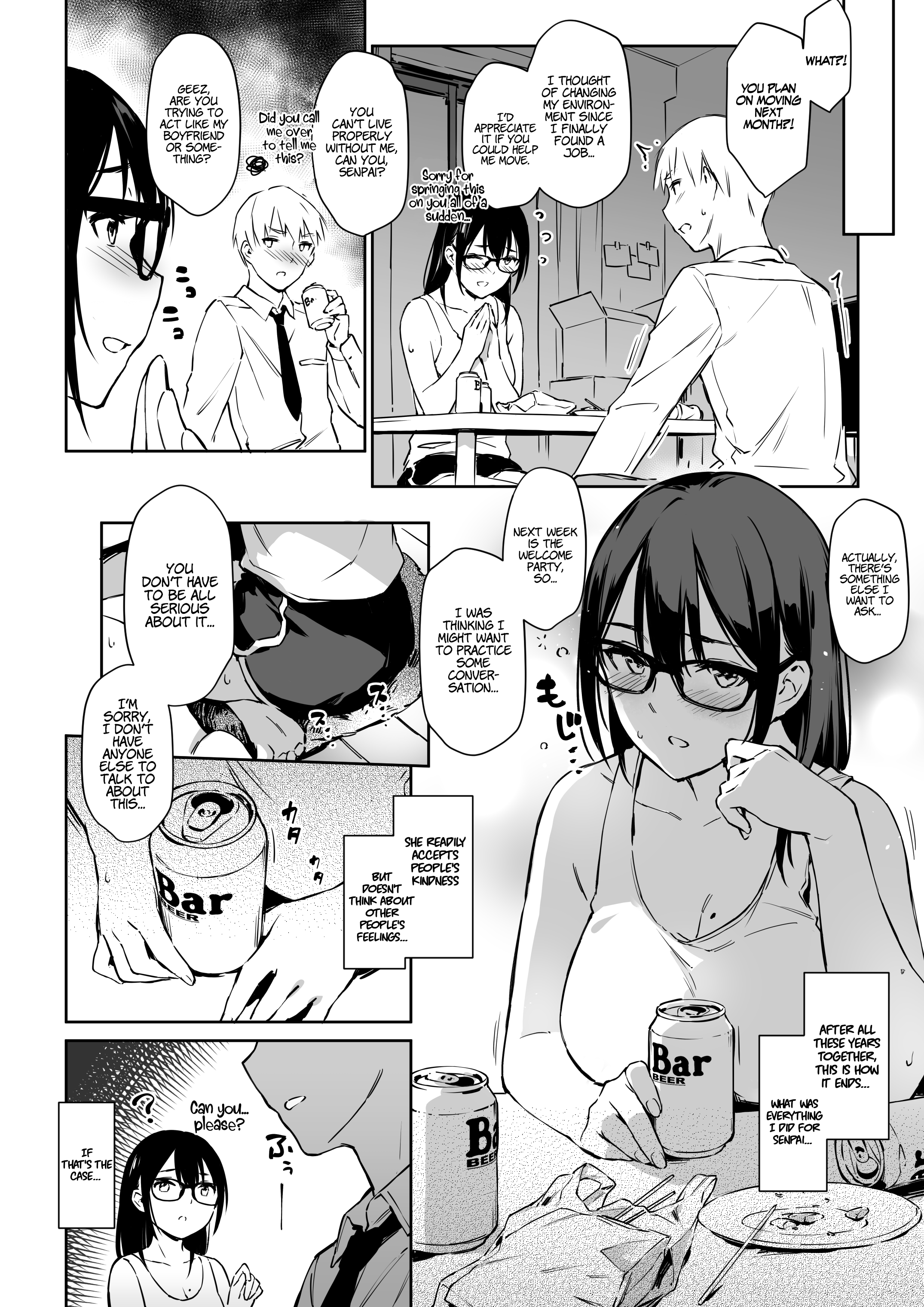 Commushou Senpai to no SEX Simulation | Sex Simulation with My Senpai Who Can’t Communicate - Page 4