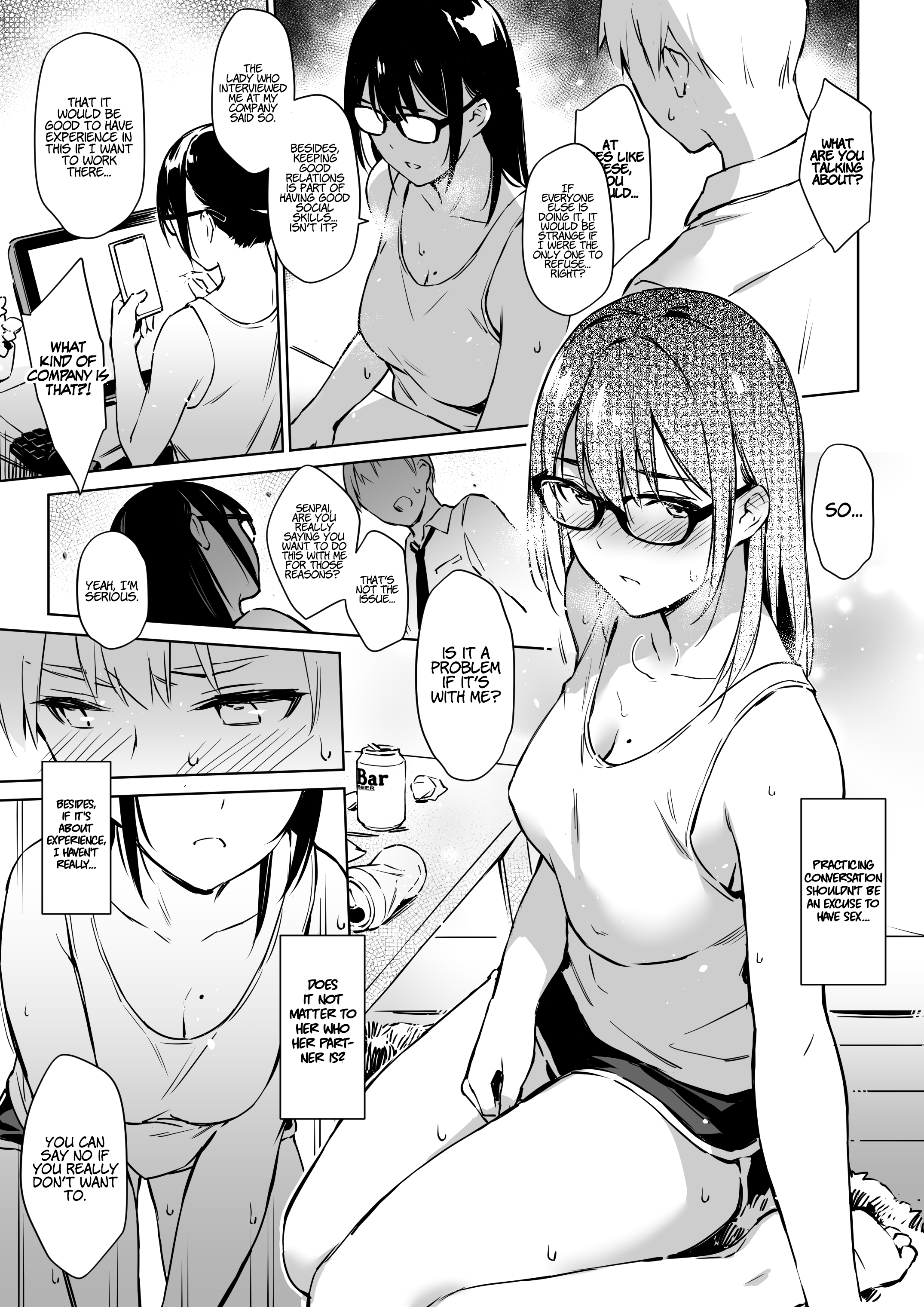 Commushou Senpai to no SEX Simulation | Sex Simulation with My Senpai Who Can’t Communicate - Page 7