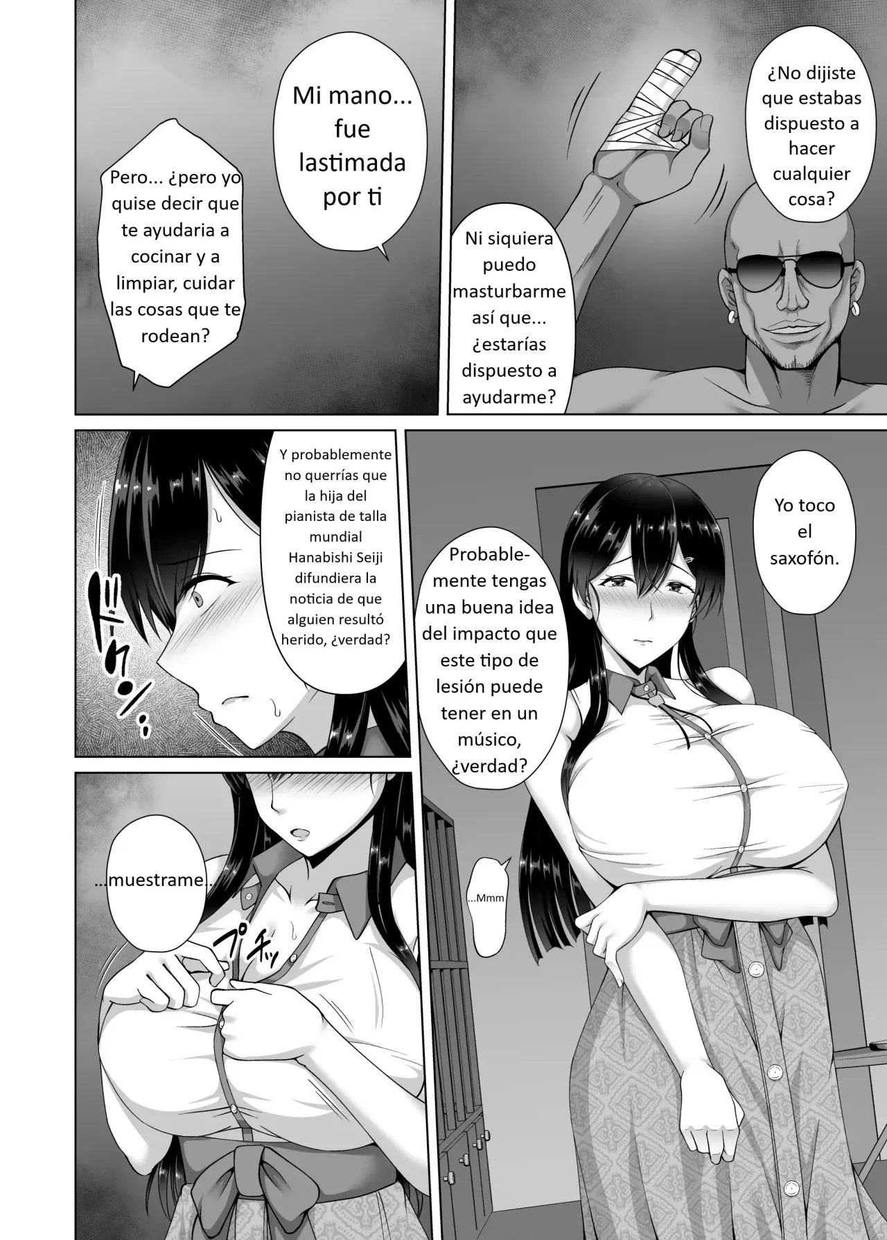 Kanojo ga Kami o Someta Wake ~Kataomoi no Seiso Kurokami Ojou-sama ga Boku no Shiranai Tokoro de Otoko no Aji o Oboeru Hanashi~ | La Razón por la que se Pintó el Cabello ~La Historia de una Joven de Cabello Negro Puro que Está Enamorada de un Hombre sin que Yo lo Sepa~ - Page 10
