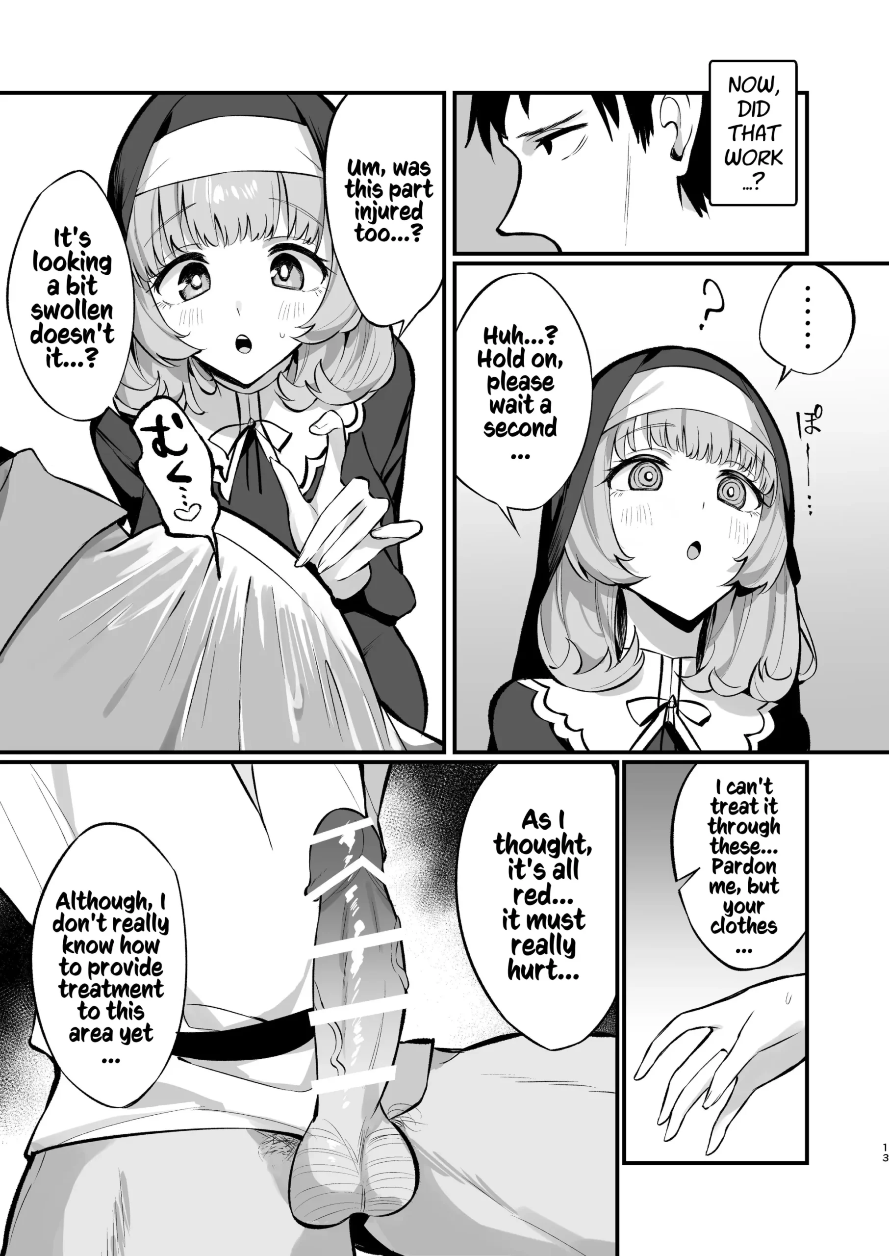 Sister Kanzen Haiboku. ~Muchi na Sister ga honnou de Hatsujo Koubi Surumade~ | A Sister’s Absolute Defeat: Until an Innocent Nun Enters Heat and Indulges in Passionate Mating Sex - Page 13