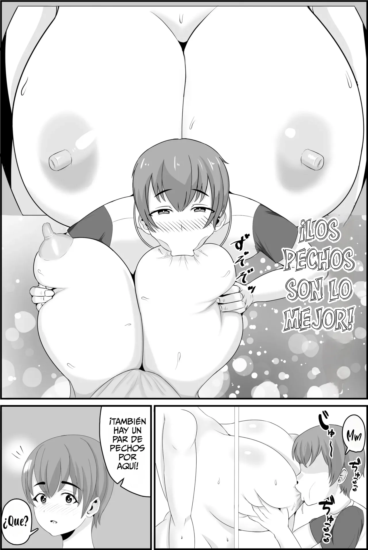 Kyonyuu Kyojiri Mama o Tasuketa Kereba Mama no Hadaka Atete Mite | Si quieres ayudar a una mamá de grandes tetas y culo Grande, intenta adivinar su cuerpo desnudo - Page 13