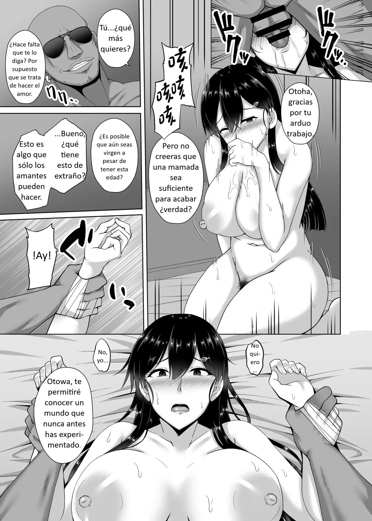 Kanojo ga Kami o Someta Wake ~Kataomoi no Seiso Kurokami Ojou-sama ga Boku no Shiranai Tokoro de Otoko no Aji o Oboeru Hanashi~ | La Razón por la que se Pintó el Cabello ~La Historia de una Joven de Cabello Negro Puro que Está Enamorada de un Hombre sin que Yo lo Sepa~ - Page 15