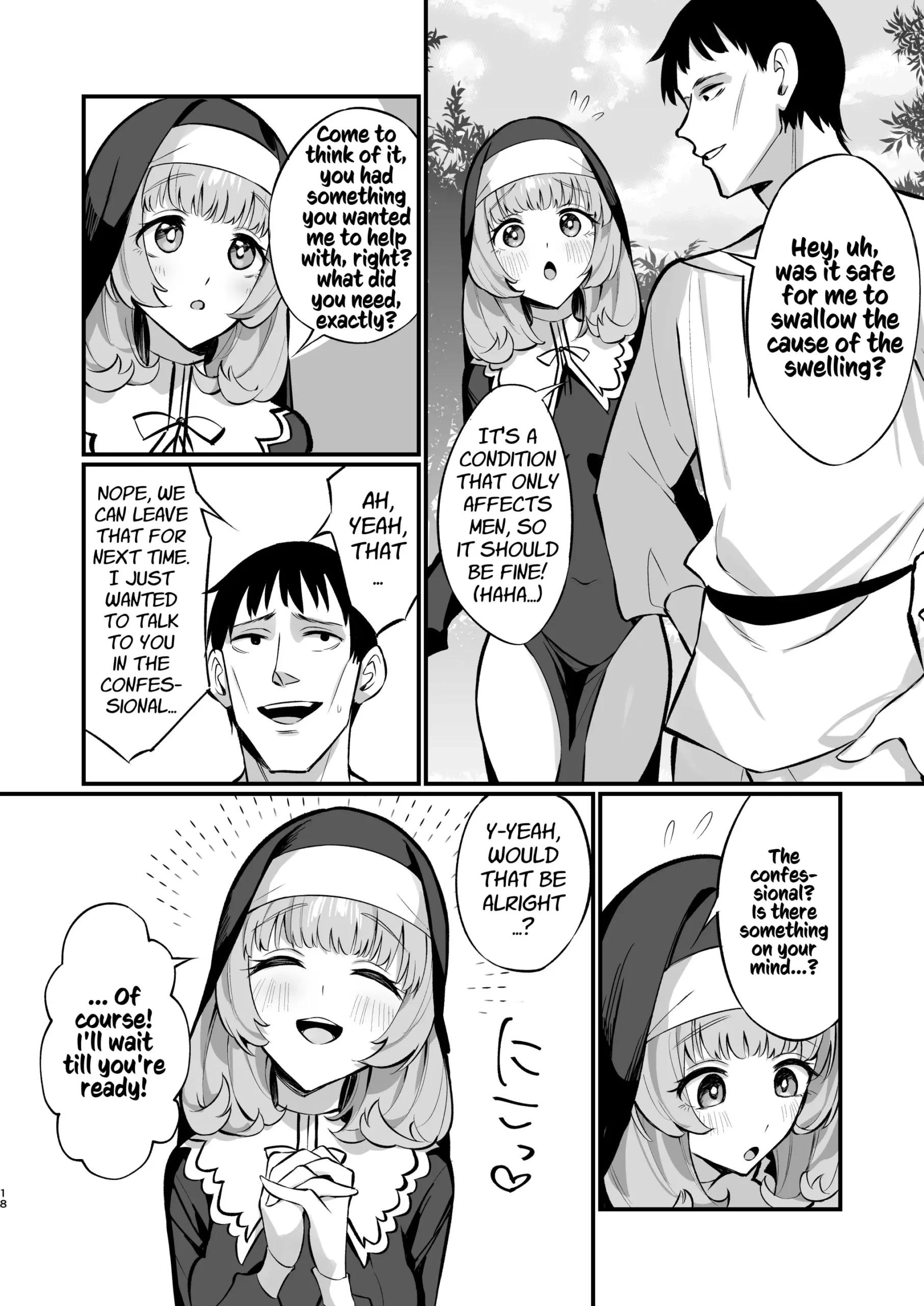 Sister Kanzen Haiboku. ~Muchi na Sister ga honnou de Hatsujo Koubi Surumade~ | A Sister’s Absolute Defeat: Until an Innocent Nun Enters Heat and Indulges in Passionate Mating Sex - Page 18