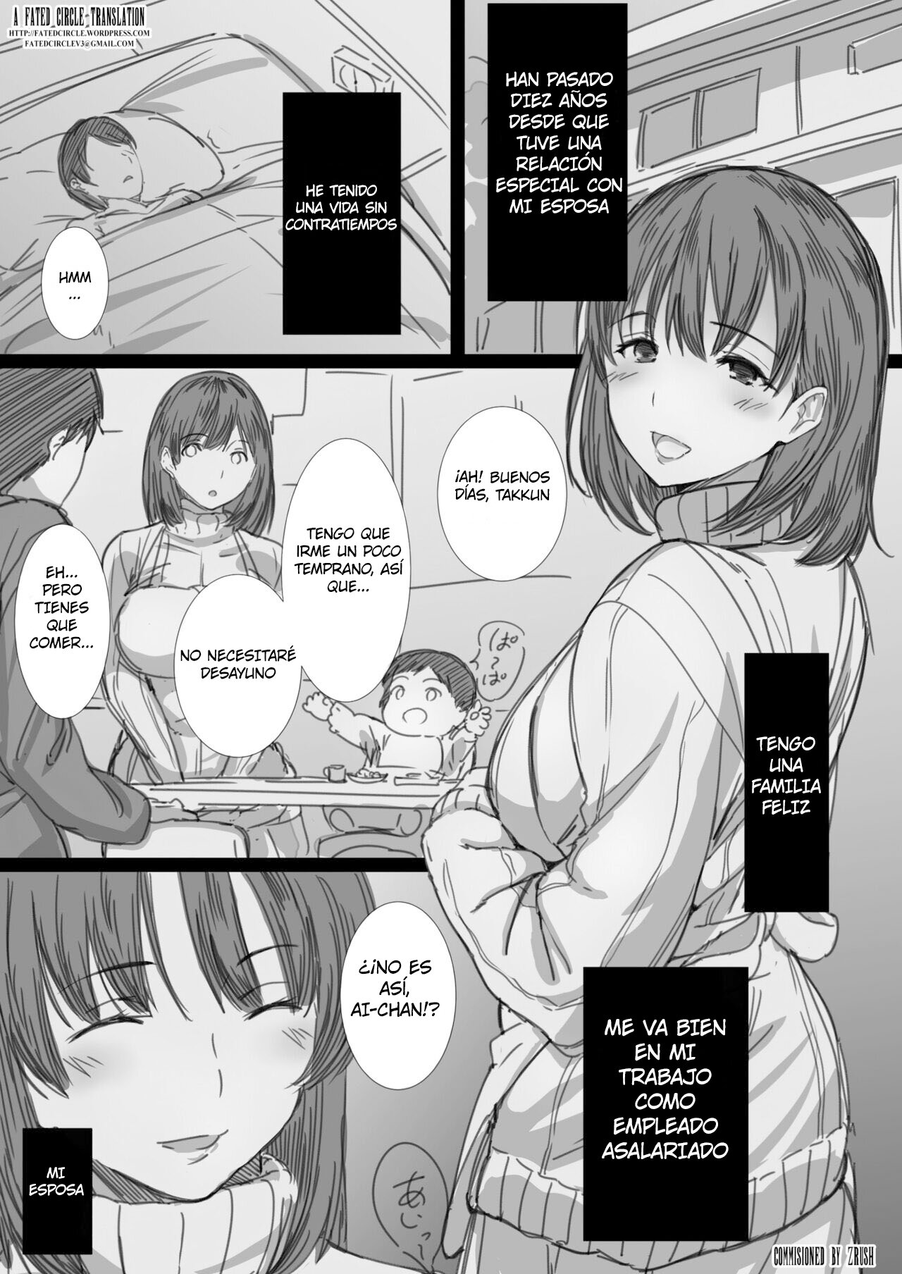Netorare Hitozuma -Ochiteyuku Kankaku- | Esposa Infiel -El Sentimiento de Caer- - Page 2