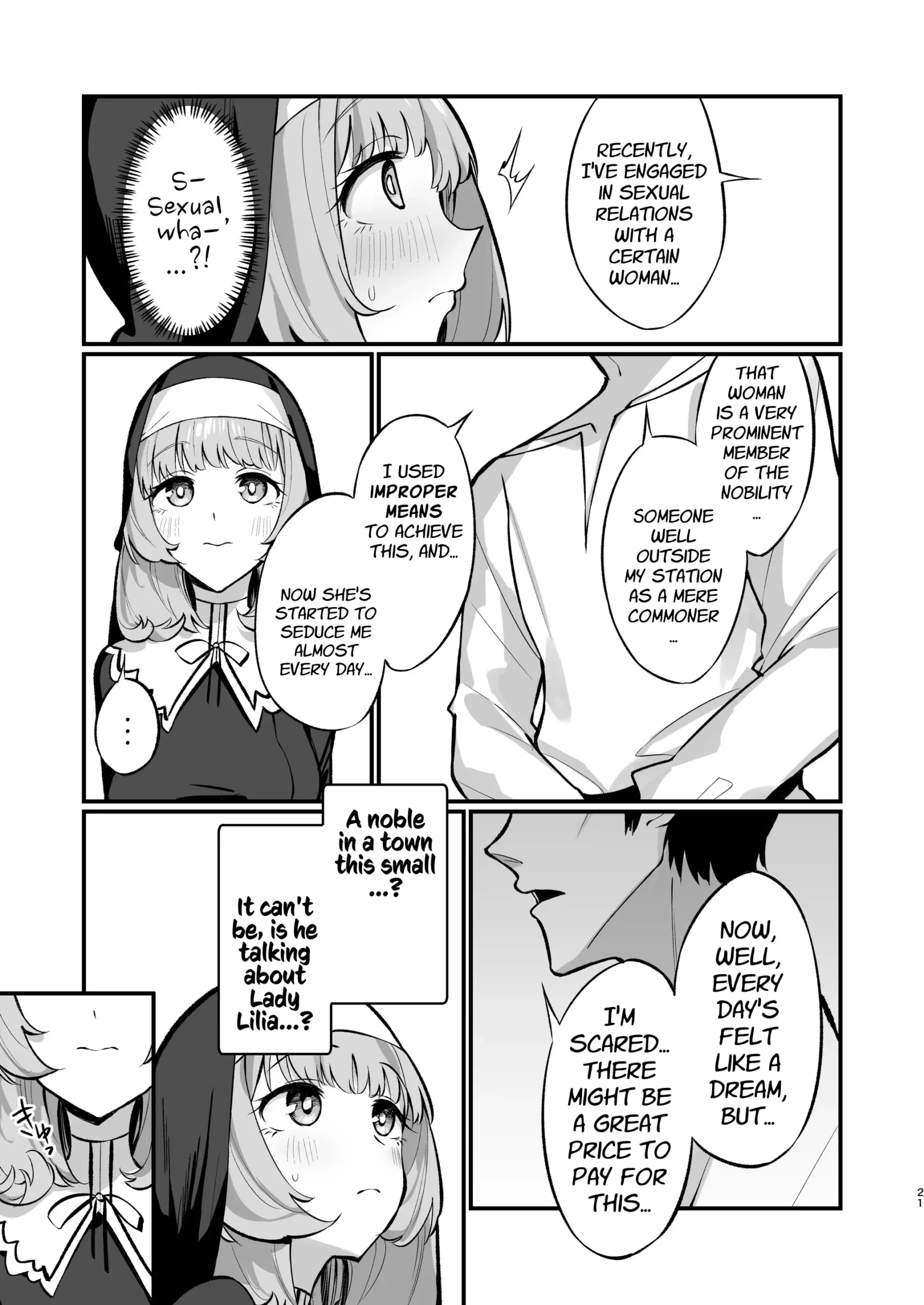Sister Kanzen Haiboku. ~Muchi na Sister ga honnou de Hatsujo Koubi Surumade~ | A Sister’s Absolute Defeat: Until an Innocent Nun Enters Heat and Indulges in Passionate Mating Sex - Page 21