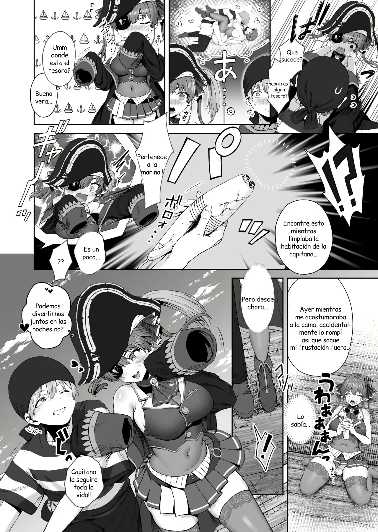 Marine Senchou to Hajimete no Yoru – Mi Primera Noche con la Captana Marine - Page 25
