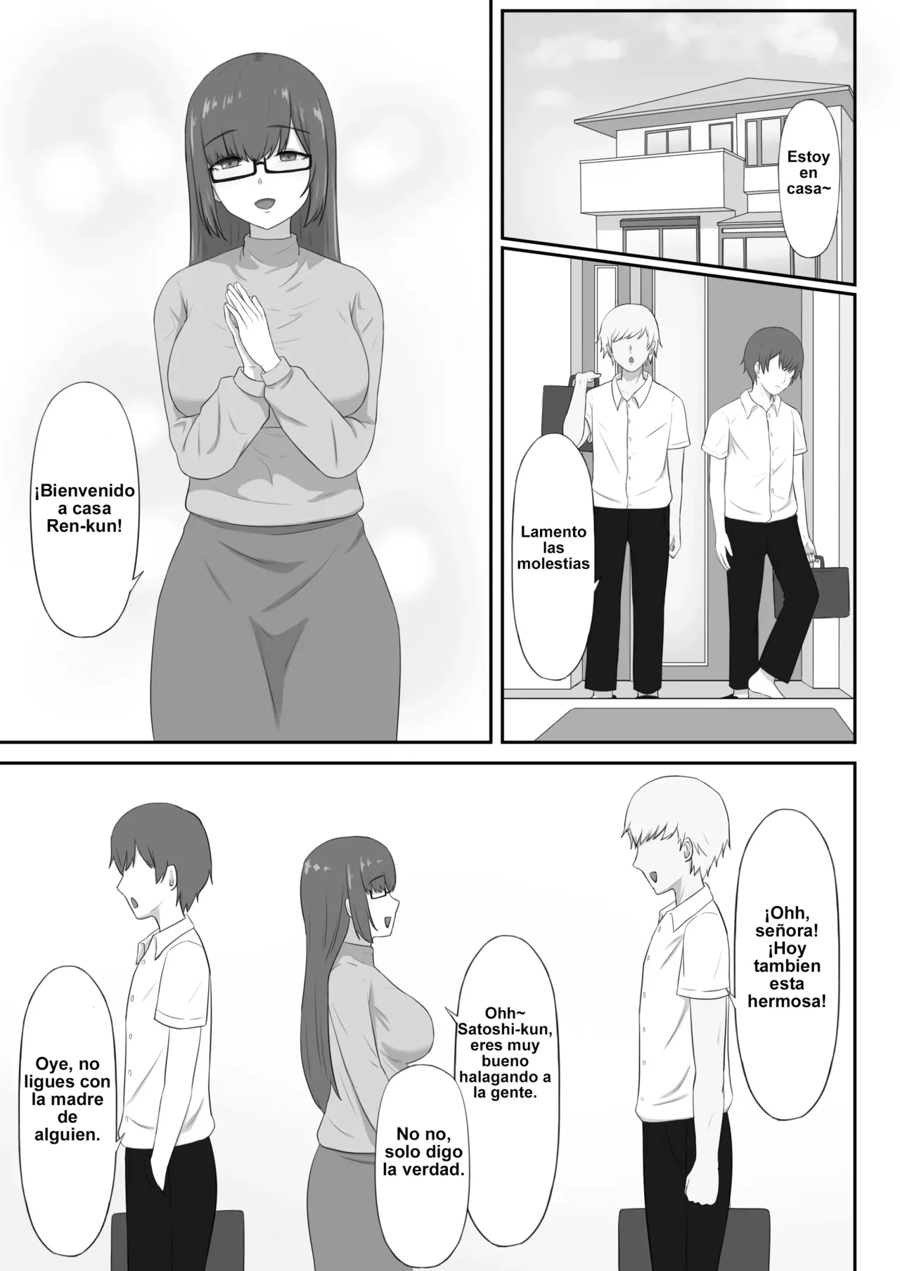 Jimi na Kaa-chan wa Tomodachi no SeFri | Mi Sencilla Madre es la Amiga Sexual de Mi Amigo - Page 3