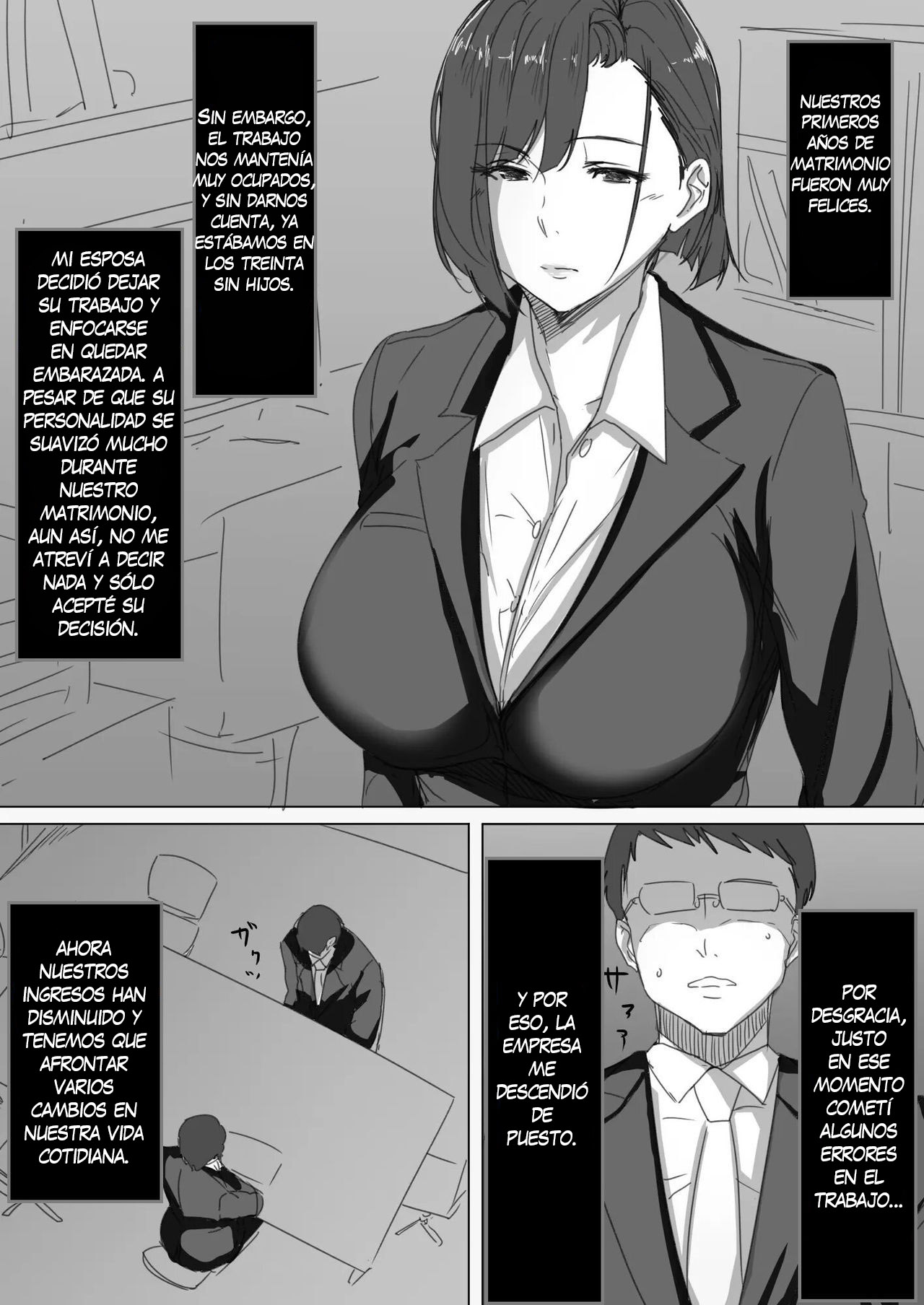 Kouman Tsuma ga Netorarete – Charao no Kyokon ni Ochita Pride | La Infidelidad de una Esposa Orgullosa – Un Orgullo Destrozado por la Gran Verga de un Bravucón - Page 3