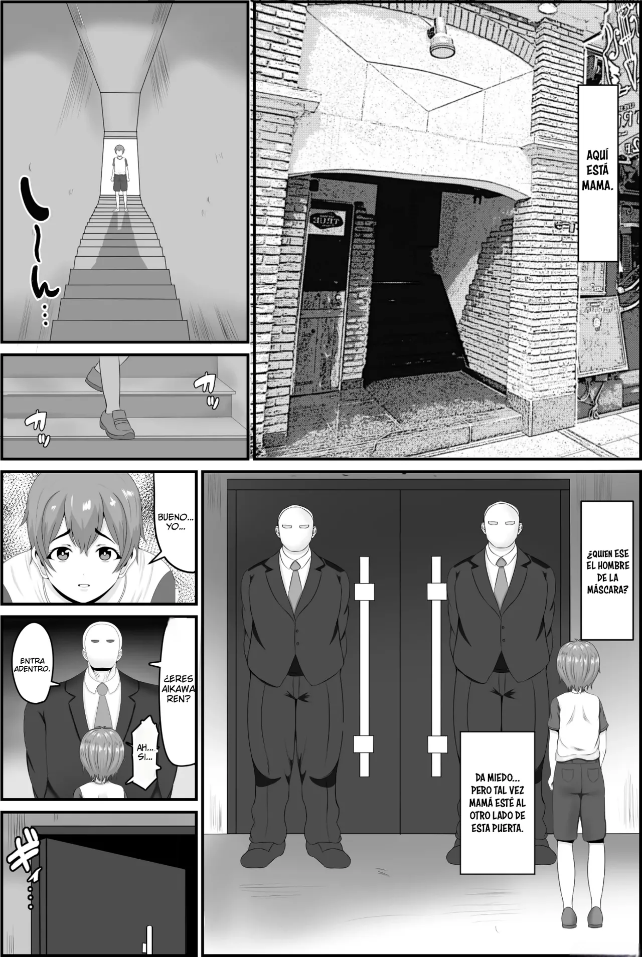 Kyonyuu Kyojiri Mama o Tasuketa Kereba Mama no Hadaka Atete Mite | Si quieres ayudar a una mamá de grandes tetas y culo Grande, intenta adivinar su cuerpo desnudo - Page 3