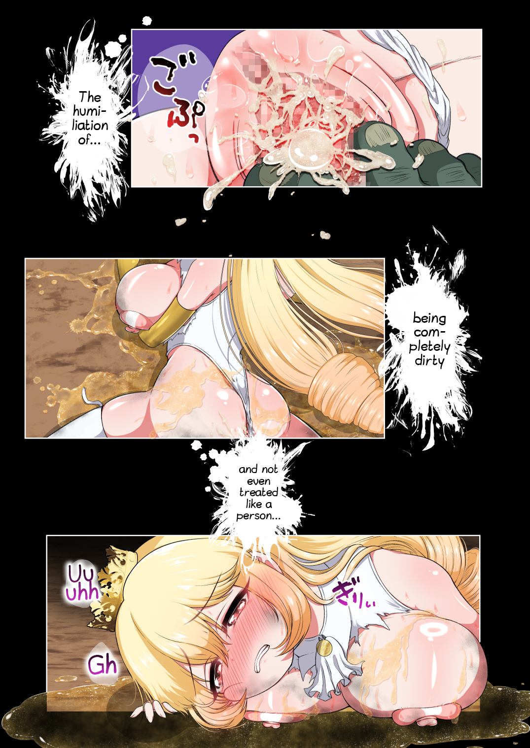 Himekishi Elsa wa Orc ni Haiboku -High-Leg ga Nimata Shikkin! Haraboko Tairyou Omorashi Mesuochi!- - Page 31