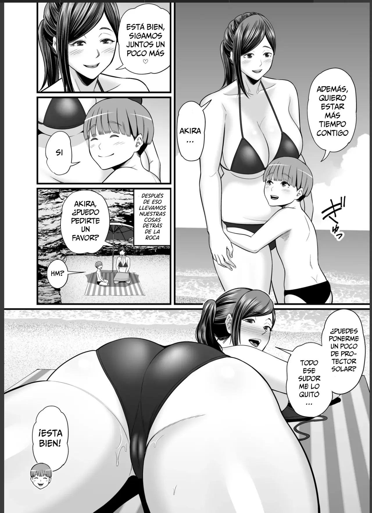 Toshishita Chin Gui Oba-san 2 ~Hitonatsu no Umi Monogatari Hen~ | La Señora Asalta Cunas 2 ~Una Historia de Verano en la Playa~ - Page 33