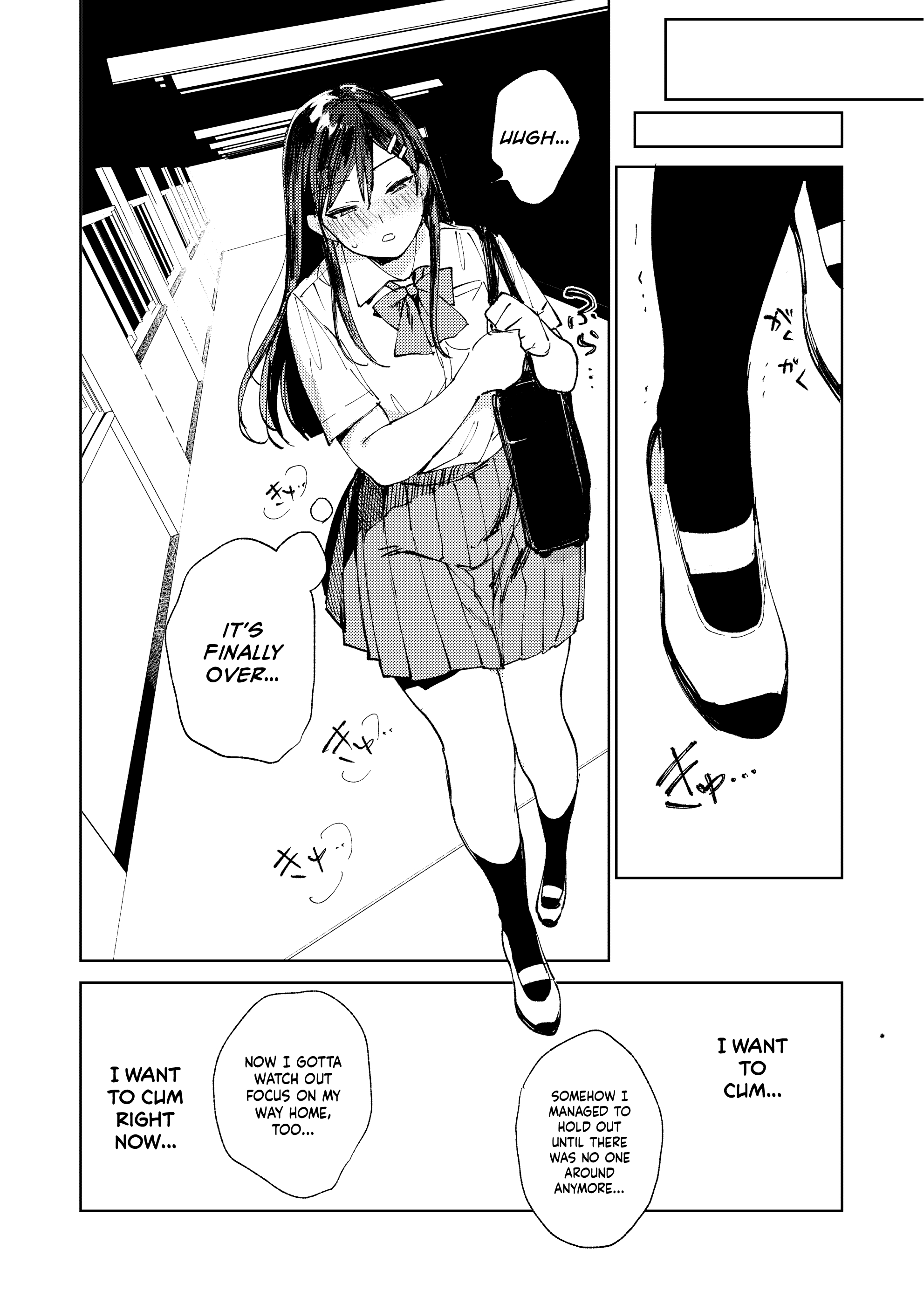 Kiritsu ni Kibishii Fuuki Iinchou wa Kounai de Himitsu no Dosukebe Onanie ga Yamerarenai! | The Strict Head of the DIsciplinary Committee Just Can’t Stop Masturbating at School! - Page 38