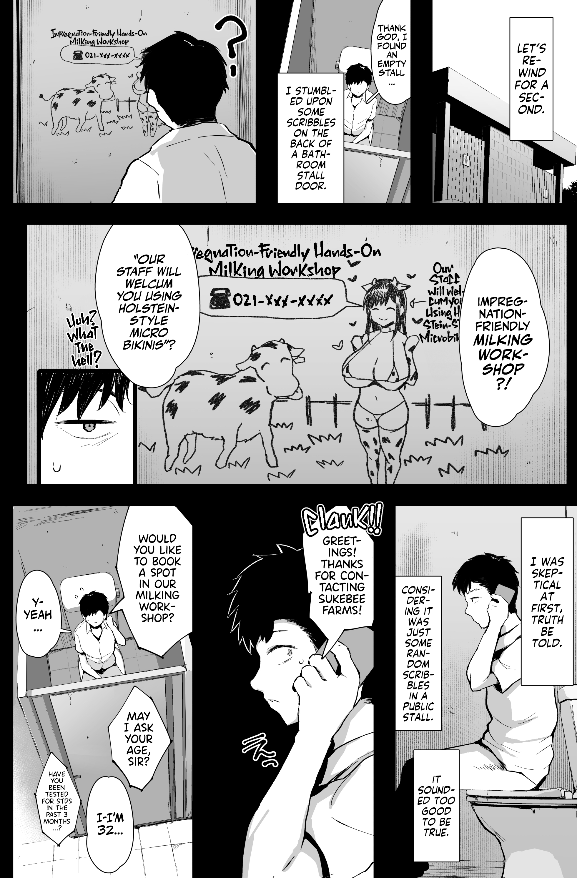 Tanetsuke mo Dekiru Fureai Bokujou Taiken. | Hands-on Milking Workshop! - Page 3