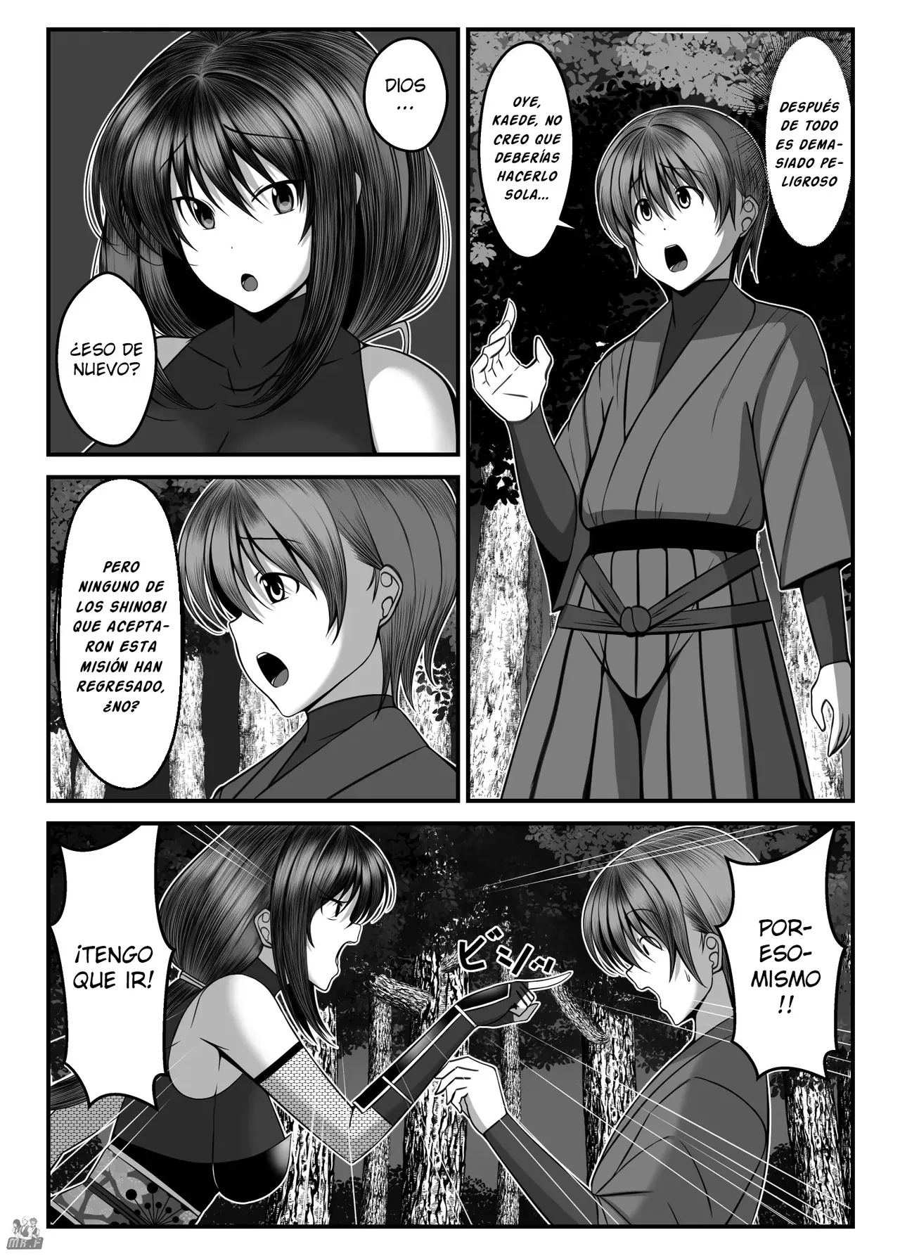 Kunoichi Kaede no Uragiri, Tasuke ni Itta Osananajimi wa Sude ni Boku Igai no Otoko ni Somerarete Ita… | La Traición de la Kunoichi Kaede, Mi Amiga de la Infancia que Fui a Salvar ya Estaba Enamorada de Otro Hombre… - Page 4