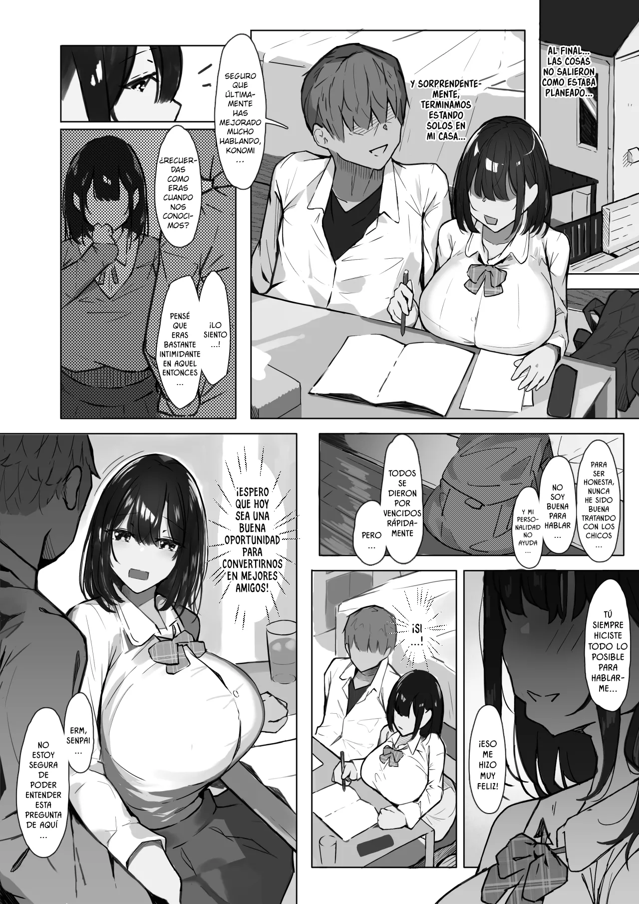 Senpai ni Benkyou Oshiete Morau dake | Sólo Es Una Sesión De Estudio Con Mi Senpai - Page 4