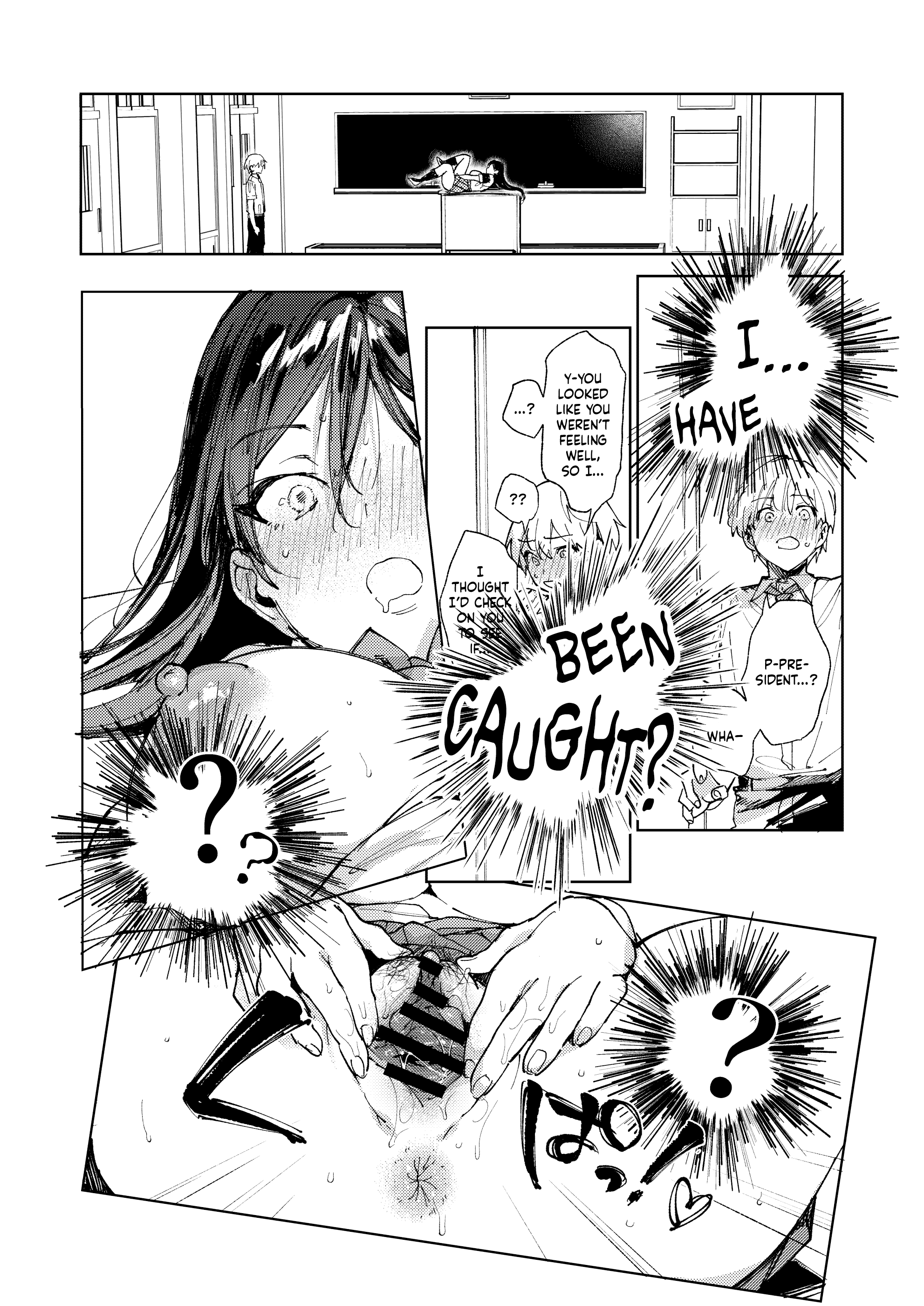 Kiritsu ni Kibishii Fuuki Iinchou wa Kounai de Himitsu no Dosukebe Onanie ga Yamerarenai! | The Strict Head of the DIsciplinary Committee Just Can’t Stop Masturbating at School! - Page 45