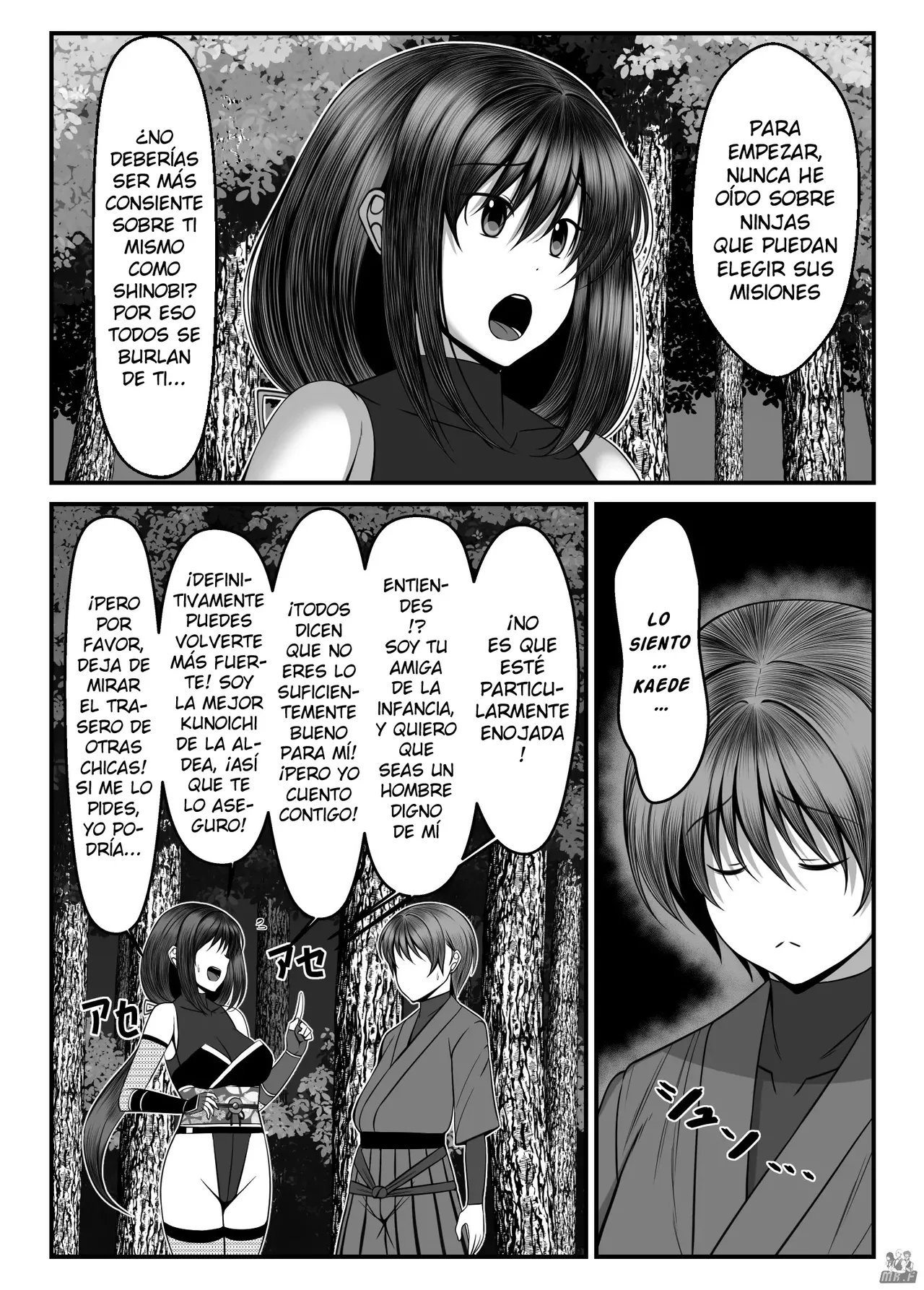 Kunoichi Kaede no Uragiri, Tasuke ni Itta Osananajimi wa Sude ni Boku Igai no Otoko ni Somerarete Ita… | La Traición de la Kunoichi Kaede, Mi Amiga de la Infancia que Fui a Salvar ya Estaba Enamorada de Otro Hombre… - Page 5