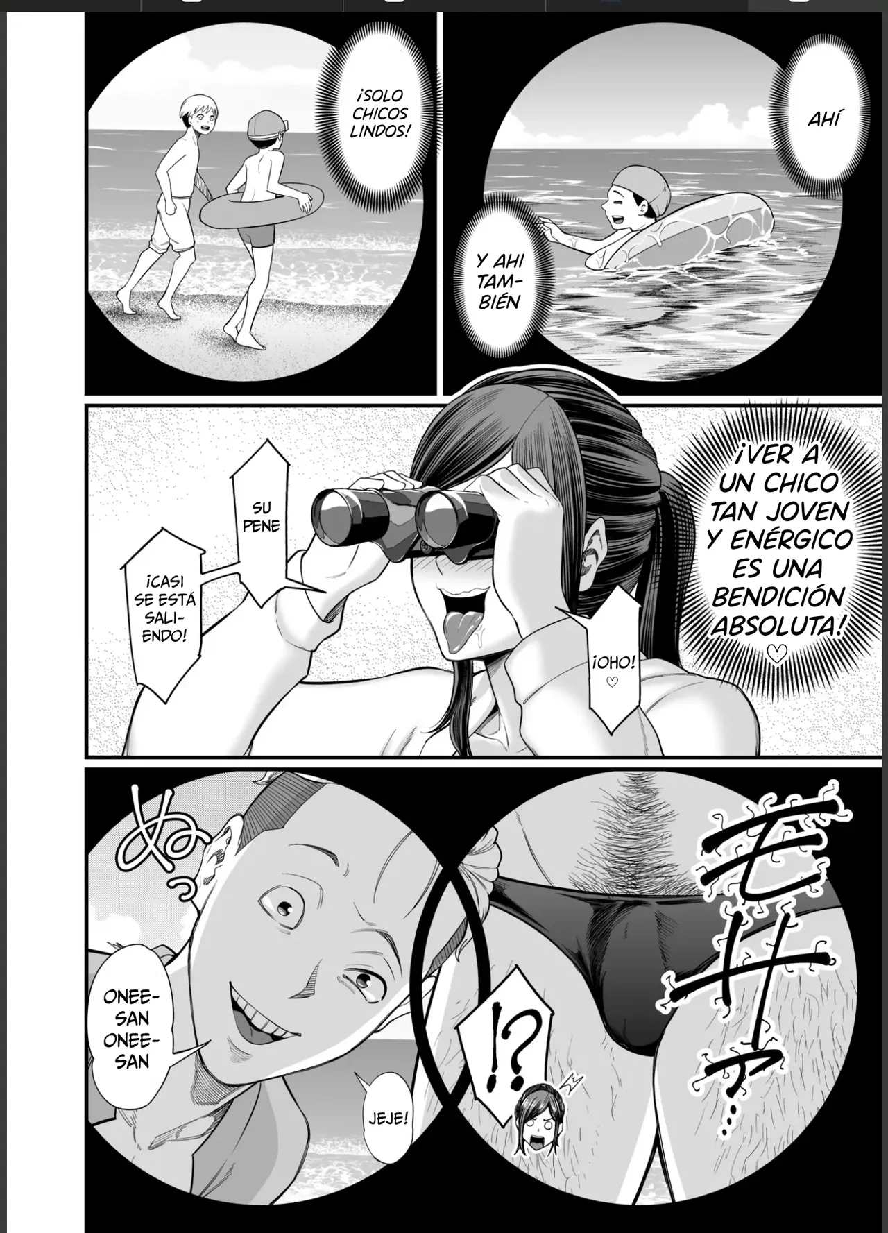Toshishita Chin Gui Oba-san 2 ~Hitonatsu no Umi Monogatari Hen~ | La Señora Asalta Cunas 2 ~Una Historia de Verano en la Playa~ - Page 5