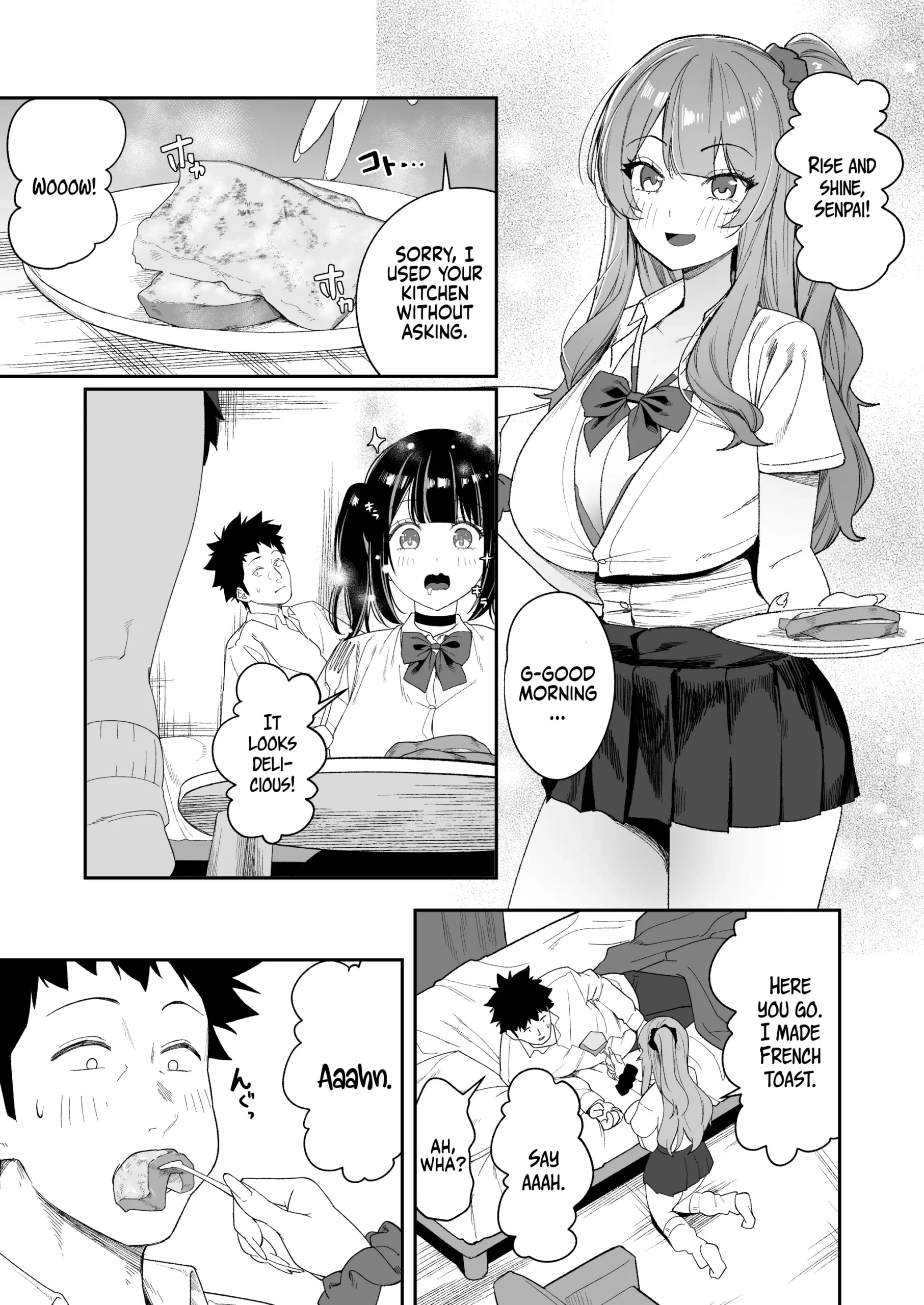 Senpai, Kyou Tomatte mo Ii yo ne? | Can we stay at your place tonight Senpai? - Page 52