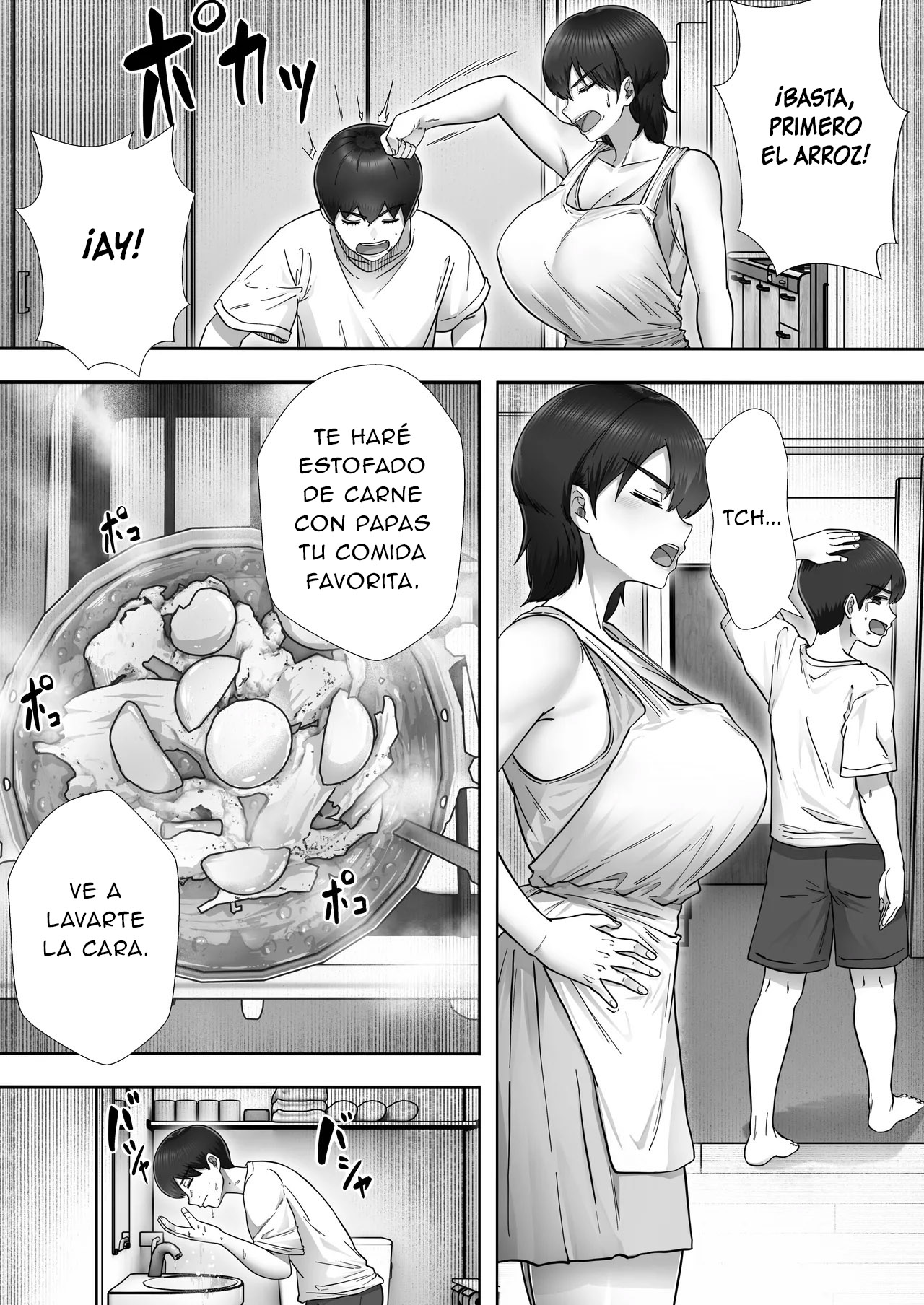 DeliHeal Kaa-chan 3 ~Daisukina Kaa-chan to Yari Makuri Handousei Sei Katsu~ | DeliHeal Kaa-chan 3 ~Teniendo Sexo con mi Madre y Nuestra Vida de Convivencia a Medias~ - Page 6