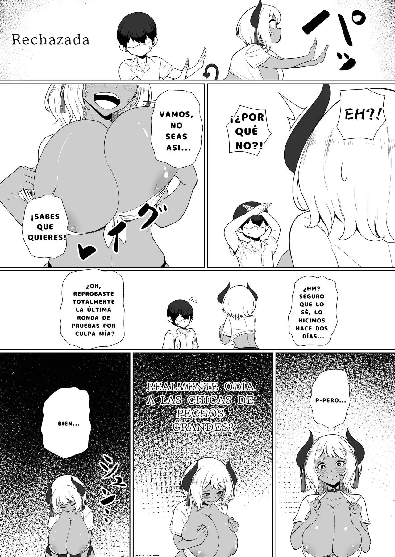 inma na Osananajimi no Sakunyuu Jijou ”Houkago Onedari Chichishibori Hen” | ¡¿Ordeñar a Mi Amiga Súcubo de la Infancia?! ”¡Rogando que la Expriman Después de la Escuela!” - Page 6