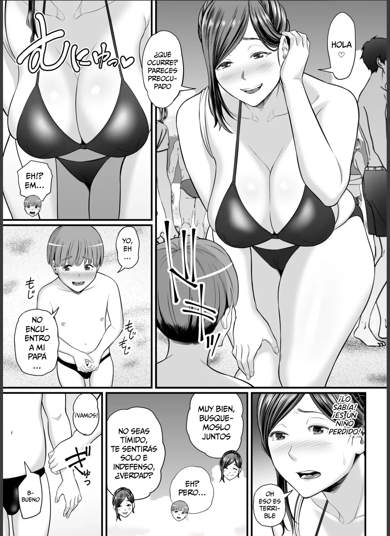 Toshishita Chin Gui Oba-san 2 ~Hitonatsu no Umi Monogatari Hen~ | La Señora Asalta Cunas 2 ~Una Historia de Verano en la Playa~ - Page 8