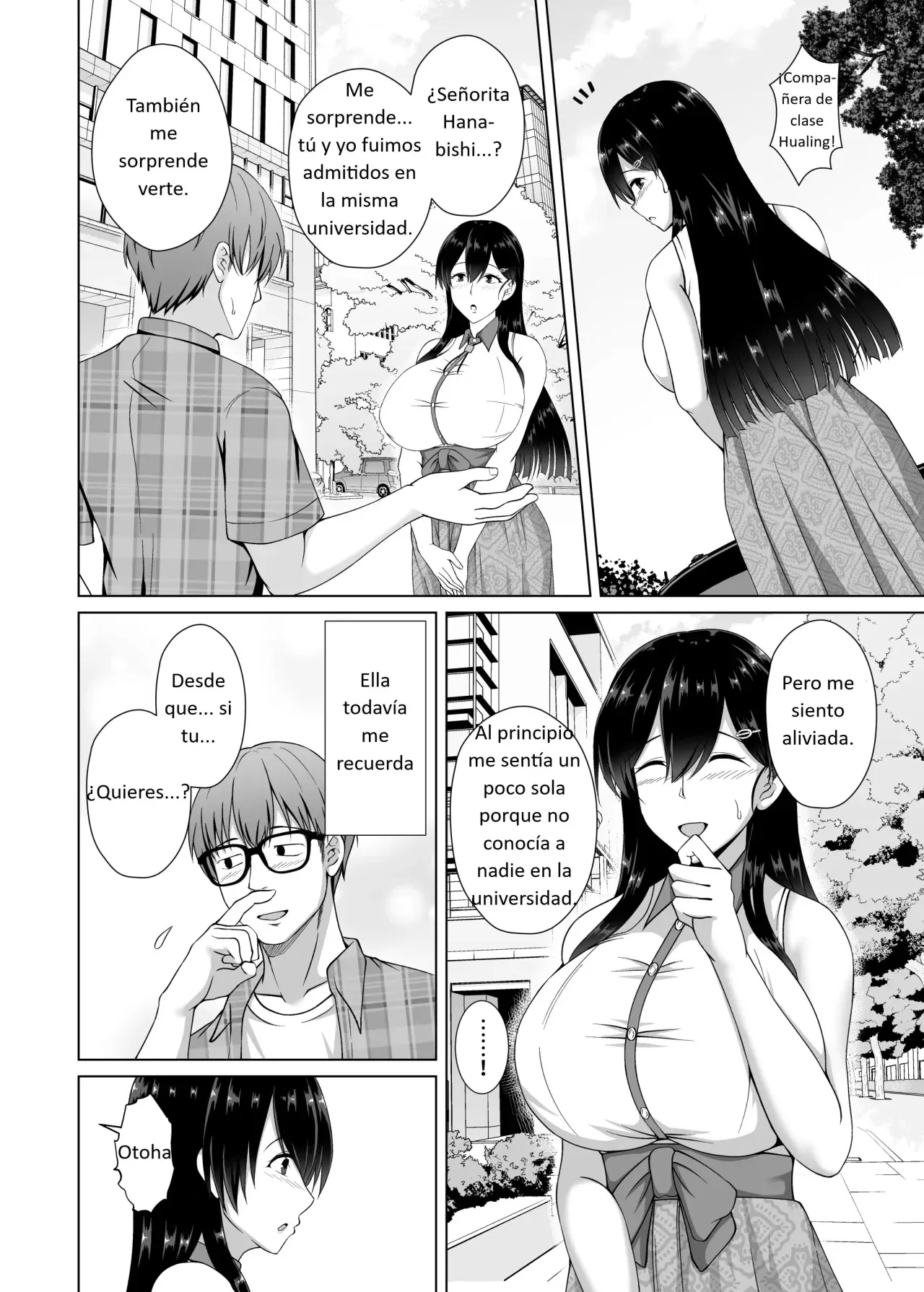 Kanojo ga Kami o Someta Wake ~Kataomoi no Seiso Kurokami Ojou-sama ga Boku no Shiranai Tokoro de Otoko no Aji o Oboeru Hanashi~ | La Razón por la que se Pintó el Cabello ~La Historia de una Joven de Cabello Negro Puro que Está Enamorada de un Hombre sin que Yo lo Sepa~ - Page 8