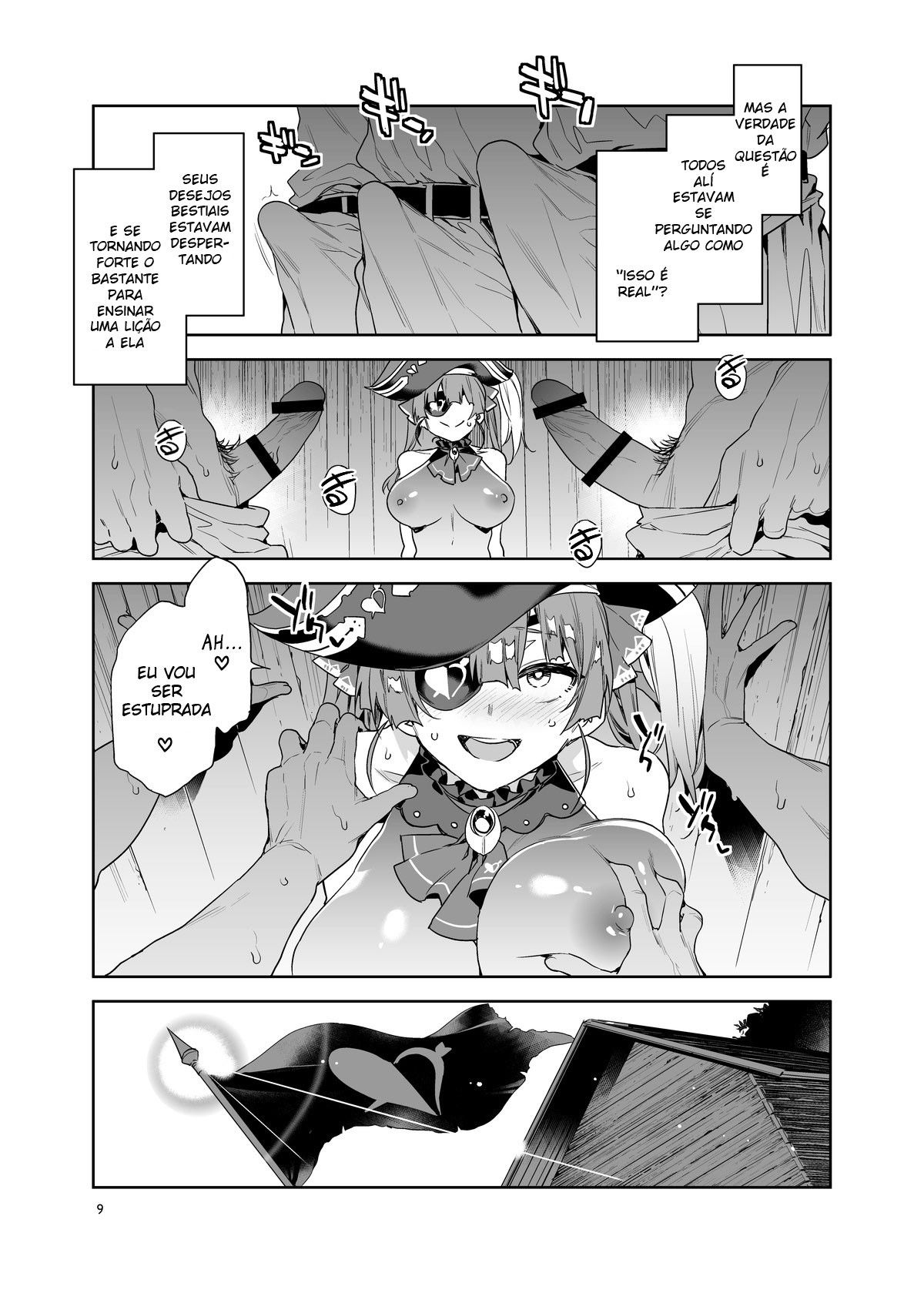 Capitã Marine Quer Ser Violada de Maneira Não Consensual - Page 8