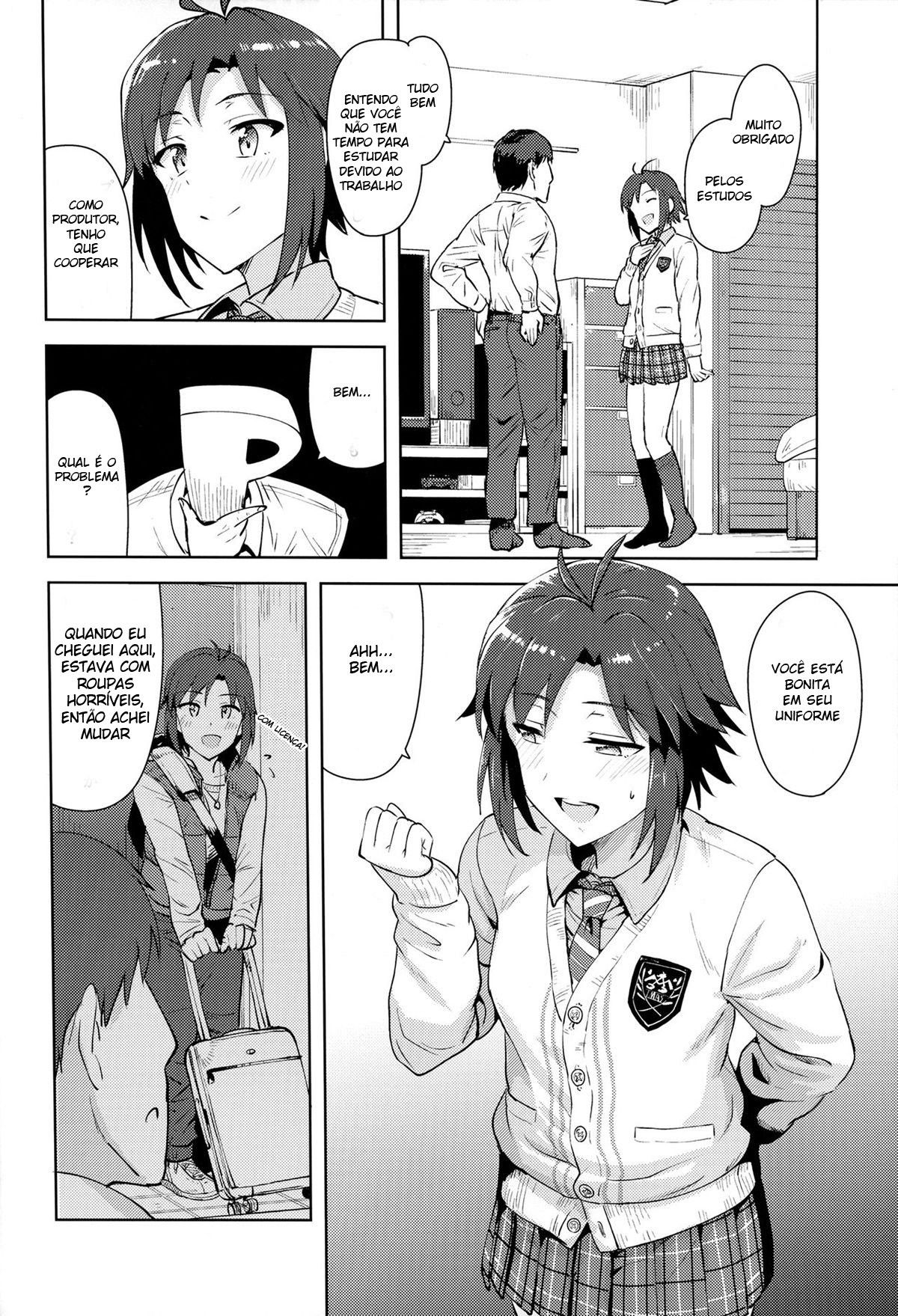Makoto e um uniforme - Page 3