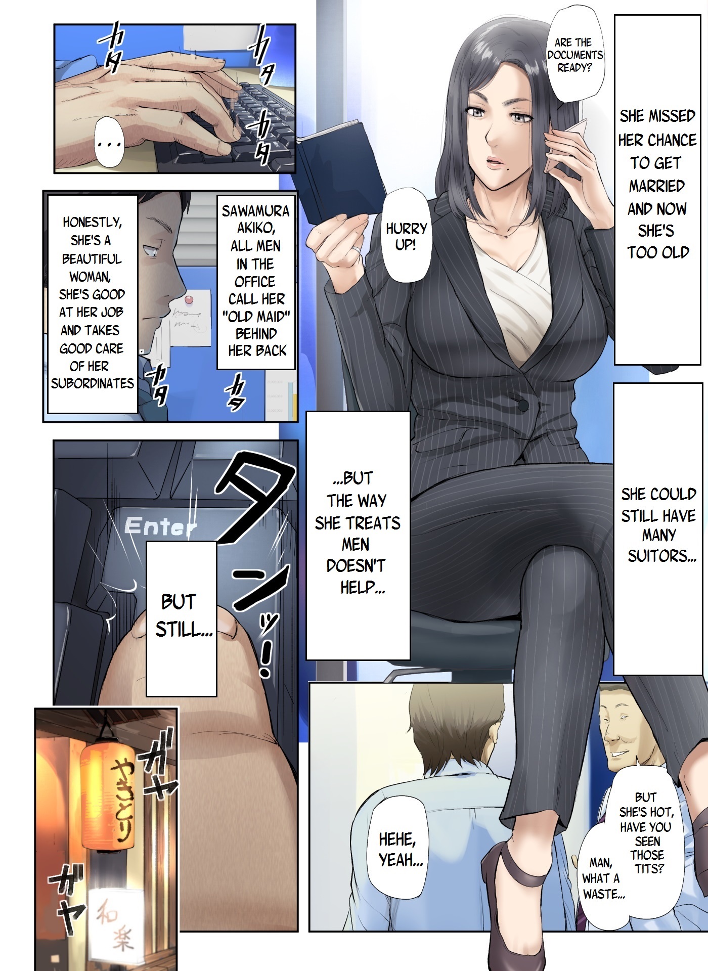 Kaisha no Iki Okure BBA Haramaseta | [Tragic News] I Knocked Up The Old Maid From My Office - Page 5