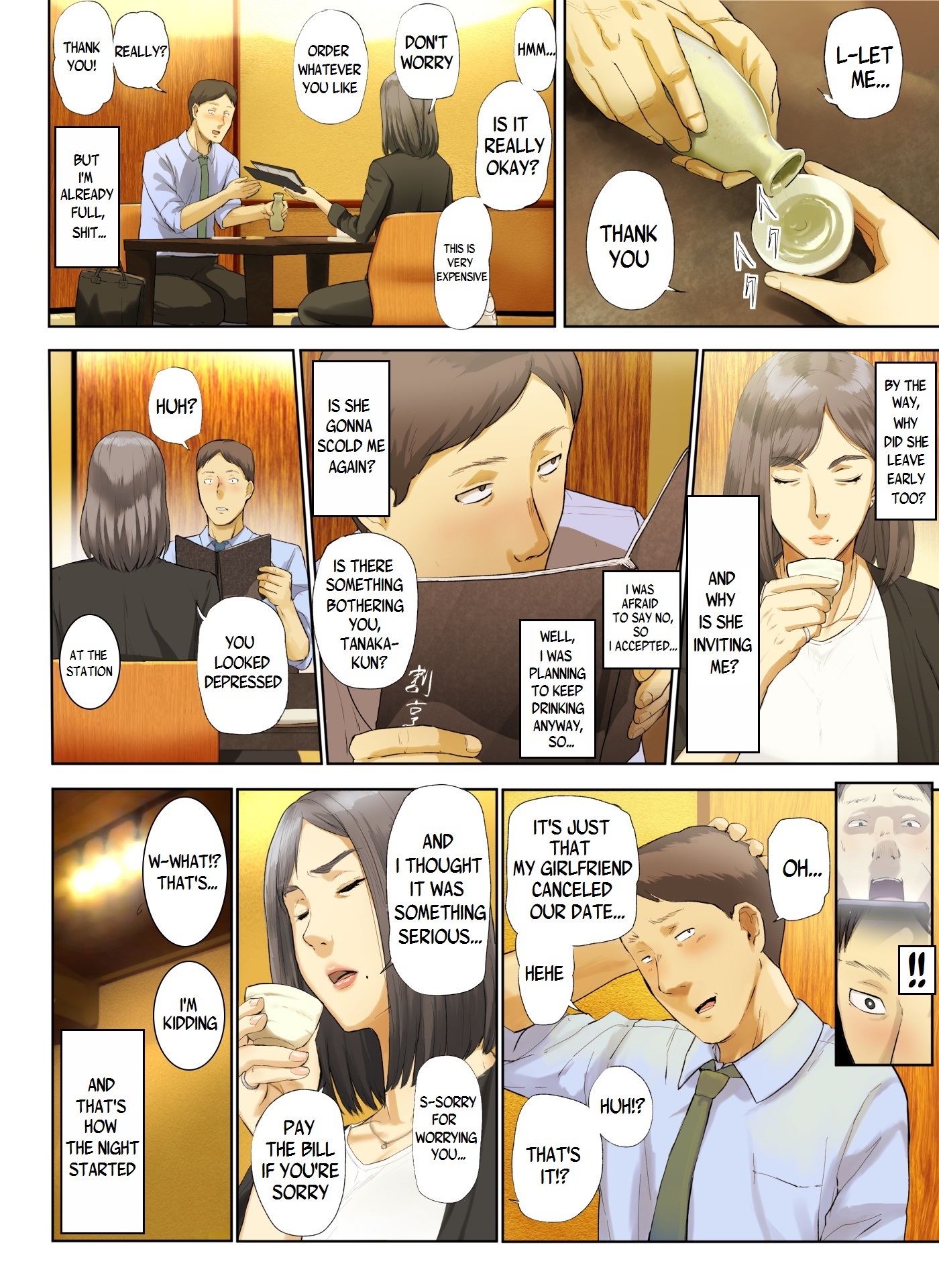 Kaisha no Iki Okure BBA Haramaseta | [Tragic News] I Knocked Up The Old Maid From My Office - Page 9