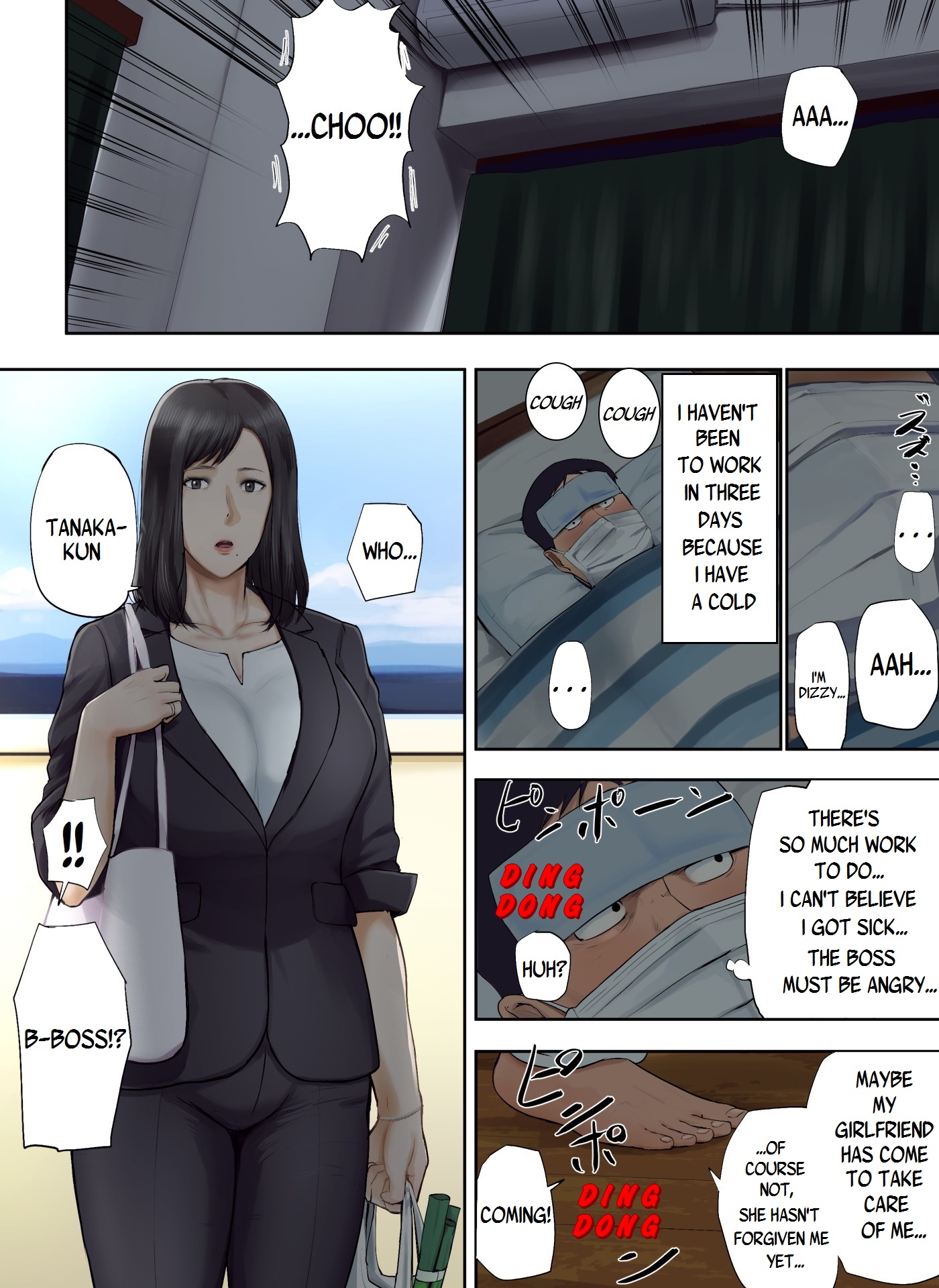 Kaisha no Iki Okure BBA Haramaseta | [Tragic News] I Knocked Up The Old Maid From My Office - Page 52