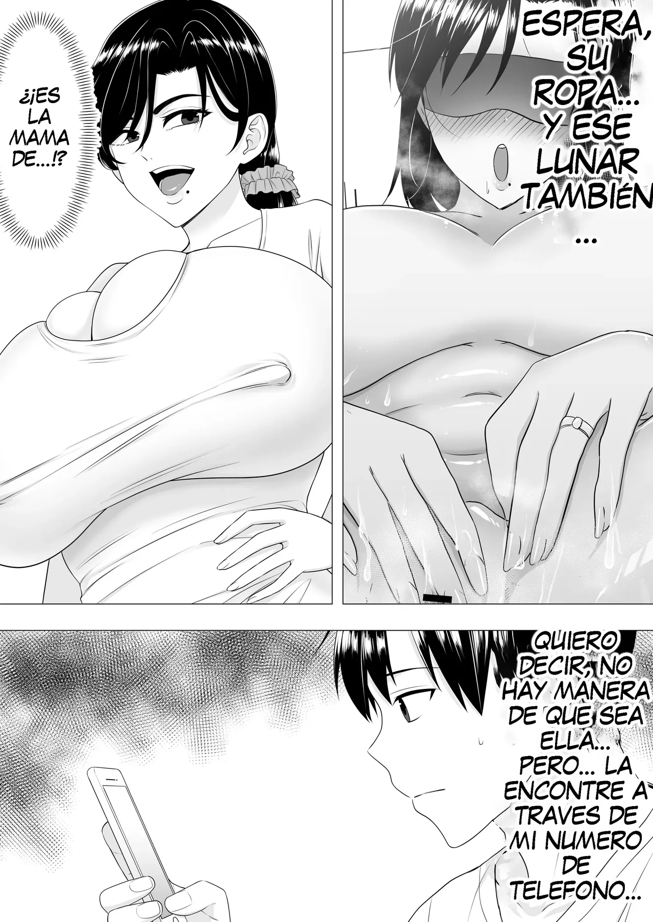 Kimottama Kaa-chan ~Genki Mama ga Boku no Dekachin ni Ochiru made~ | Una Vigorosa Madre ~Hasta Que La Enérgica Madre Caiga Ante Mi Gigante Pene~ - Page 15