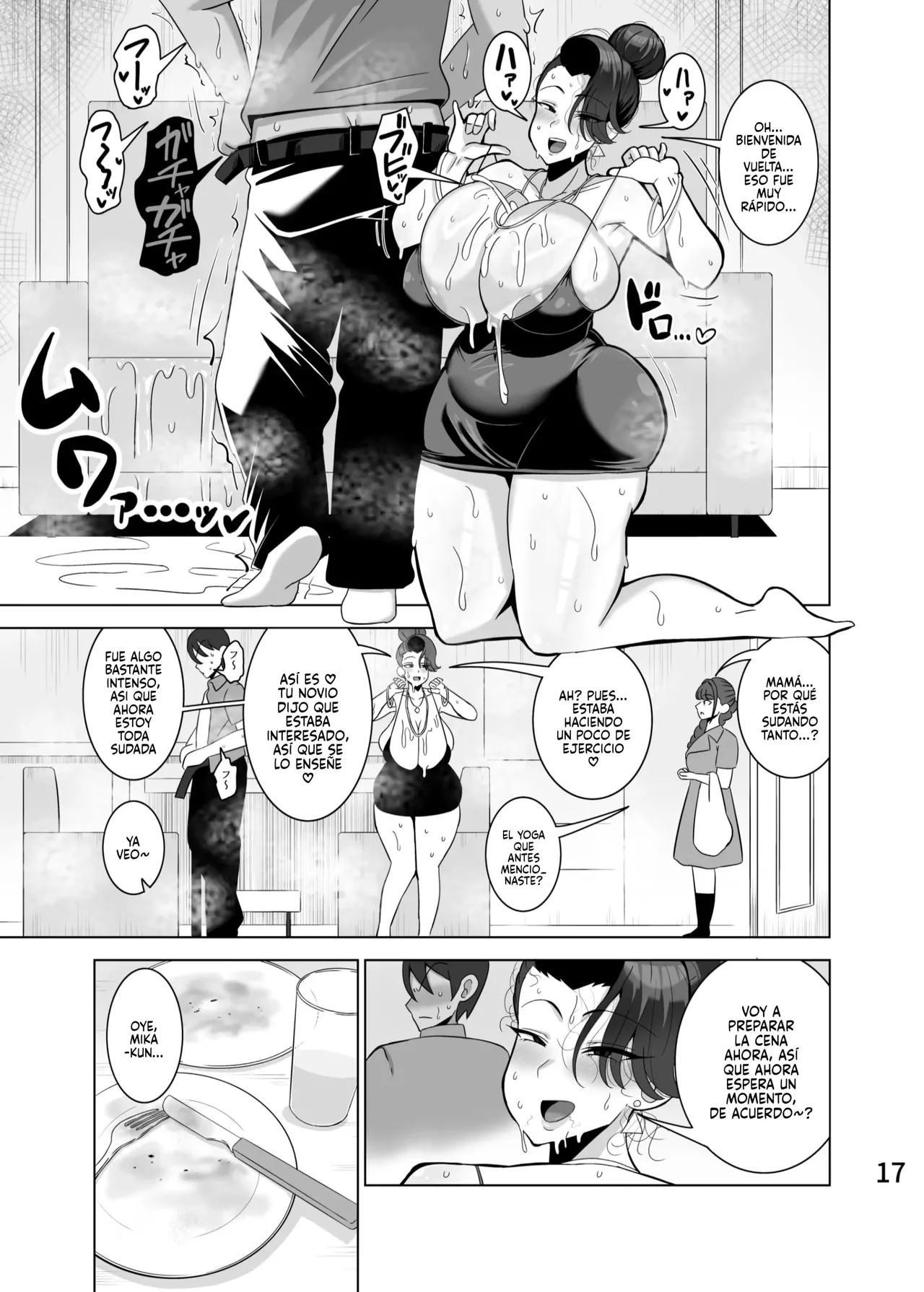 Musume no kareshi o netoru haha | Una Madre que Tiene Sexo con el Novio de su Hija - Page 18