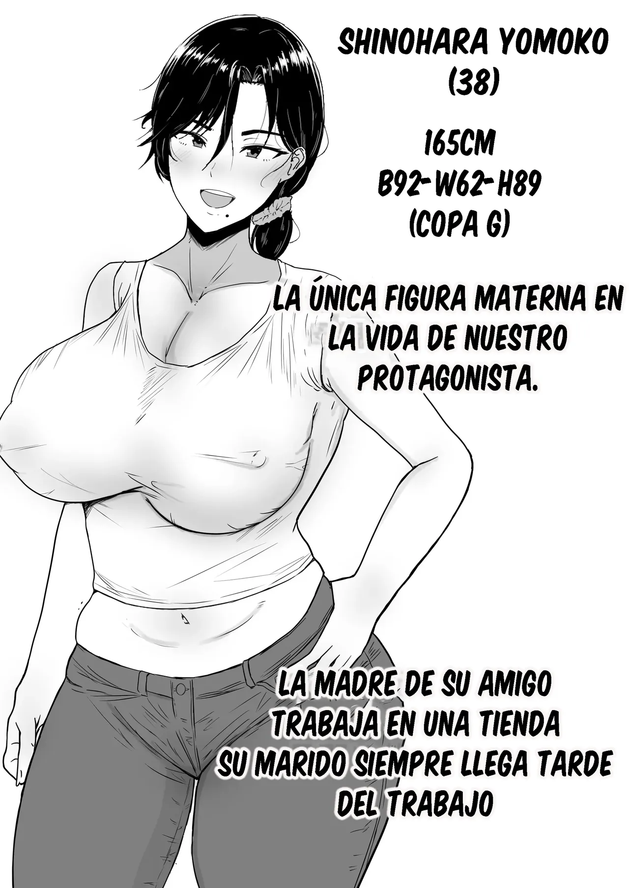 Kimottama Kaa-chan ~Genki Mama ga Boku no Dekachin ni Ochiru made~ | Una Vigorosa Madre ~Hasta Que La Enérgica Madre Caiga Ante Mi Gigante Pene~ - Page 2