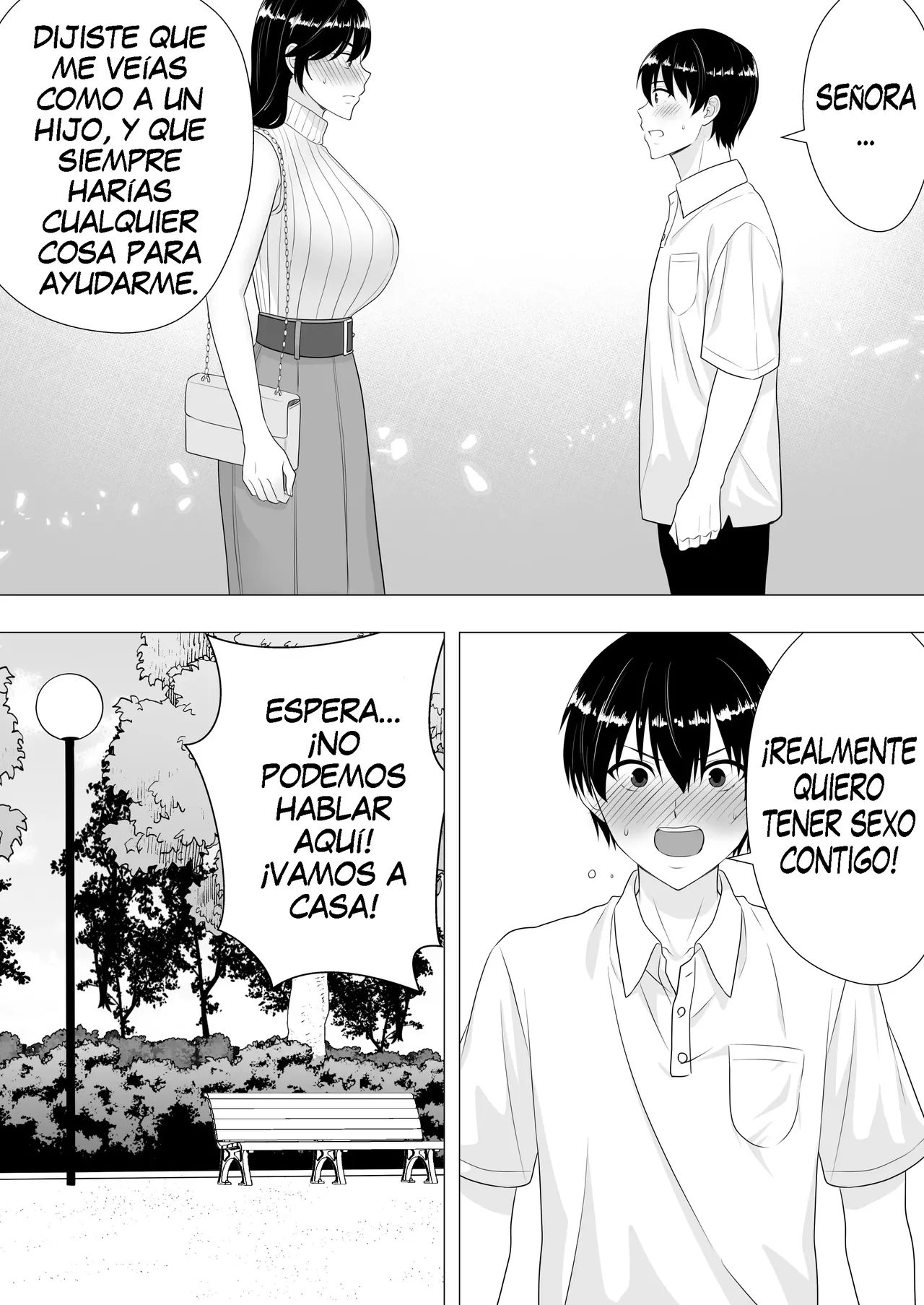 Kimottama Kaa-chan ~Genki Mama ga Boku no Dekachin ni Ochiru made~ | Una Vigorosa Madre ~Hasta Que La Enérgica Madre Caiga Ante Mi Gigante Pene~ - Page 20