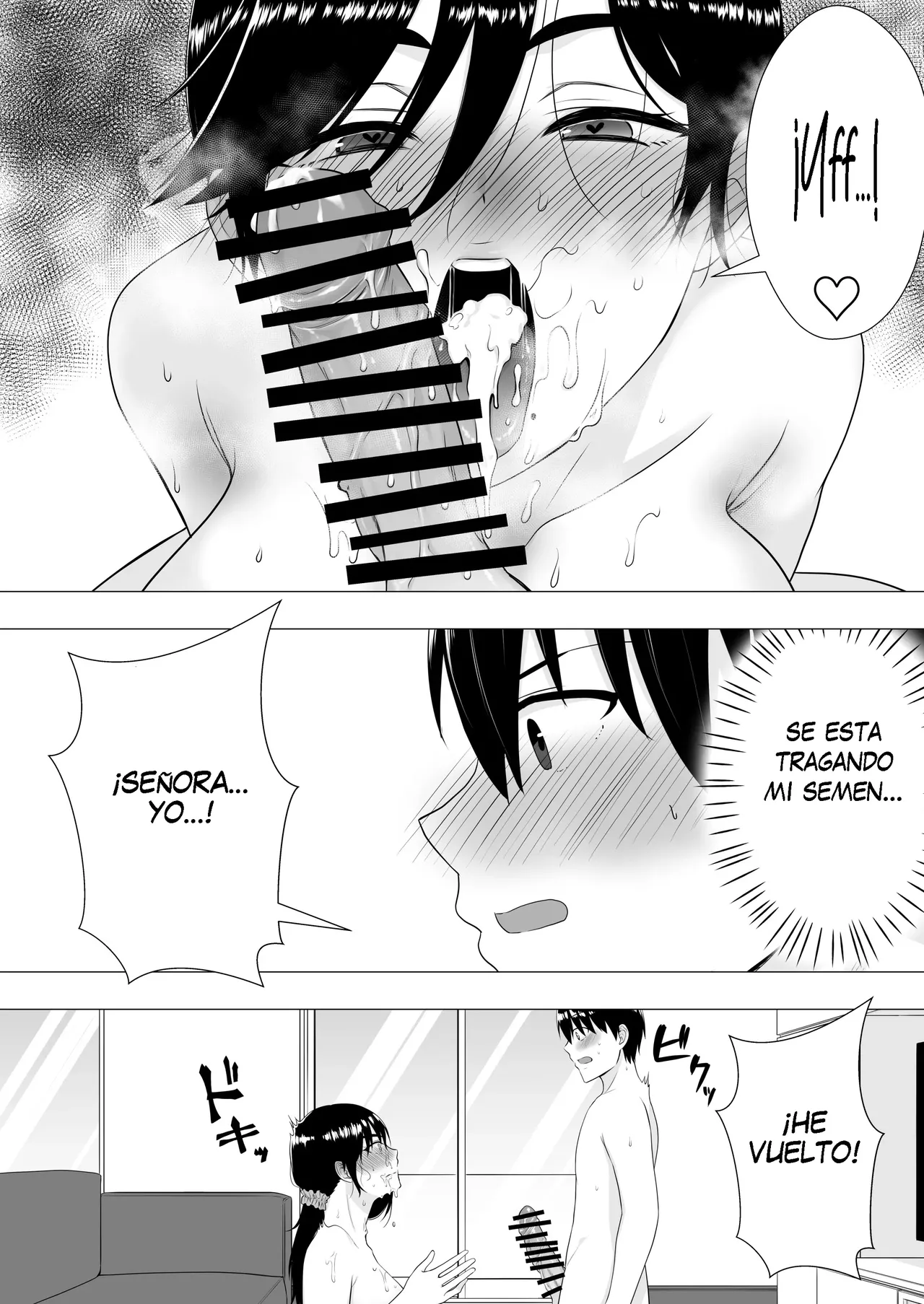 Kimottama Kaa-chan ~Genki Mama ga Boku no Dekachin ni Ochiru made~ | Una Vigorosa Madre ~Hasta Que La Enérgica Madre Caiga Ante Mi Gigante Pene~ - Page 37