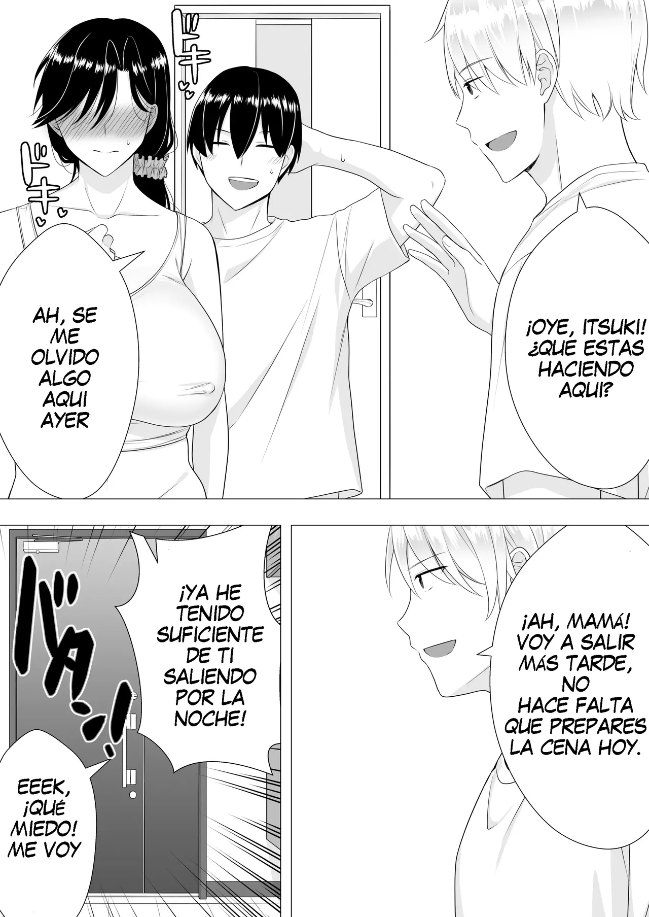 Kimottama Kaa-chan ~Genki Mama ga Boku no Dekachin ni Ochiru made~ | Una Vigorosa Madre ~Hasta Que La Enérgica Madre Caiga Ante Mi Gigante Pene~ - Page 38