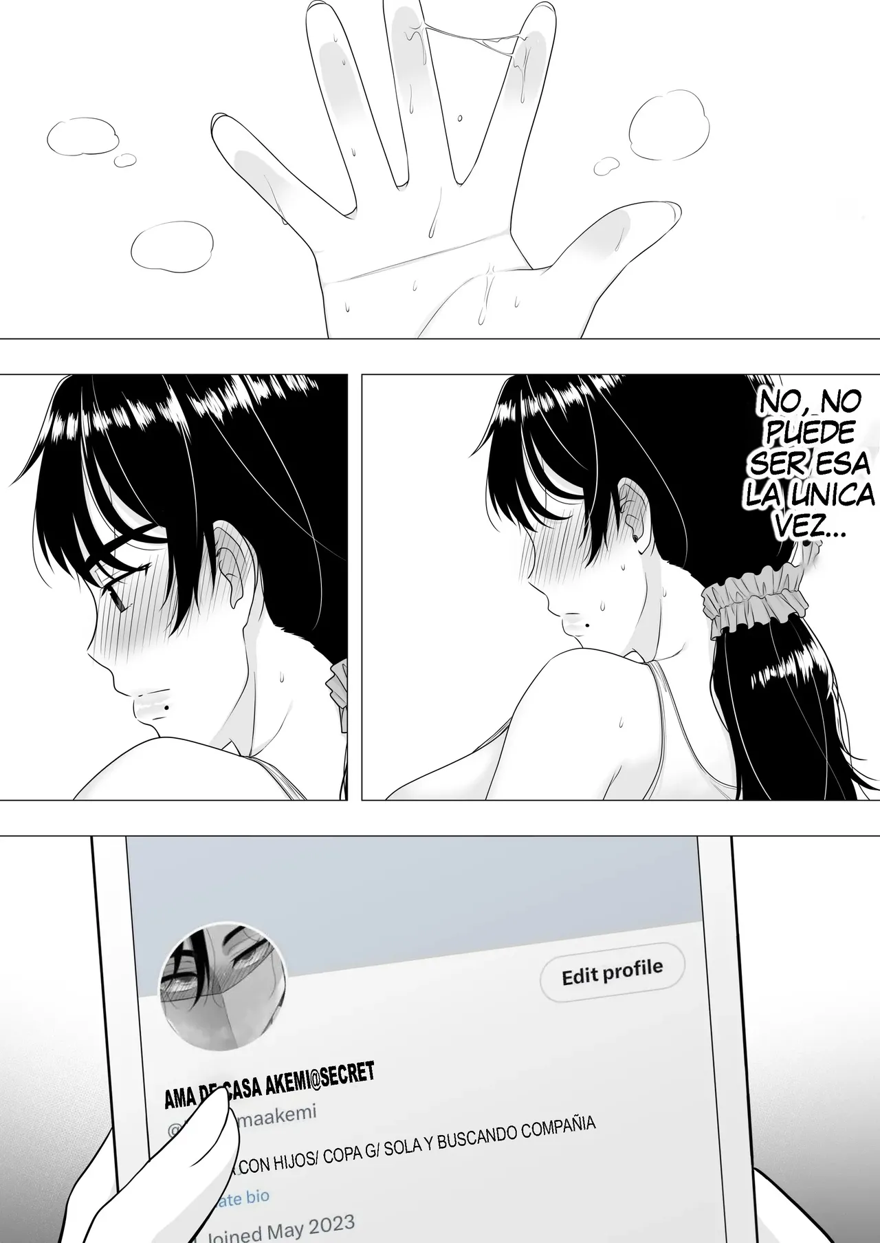 Kimottama Kaa-chan ~Genki Mama ga Boku no Dekachin ni Ochiru made~ | Una Vigorosa Madre ~Hasta Que La Enérgica Madre Caiga Ante Mi Gigante Pene~ - Page 46