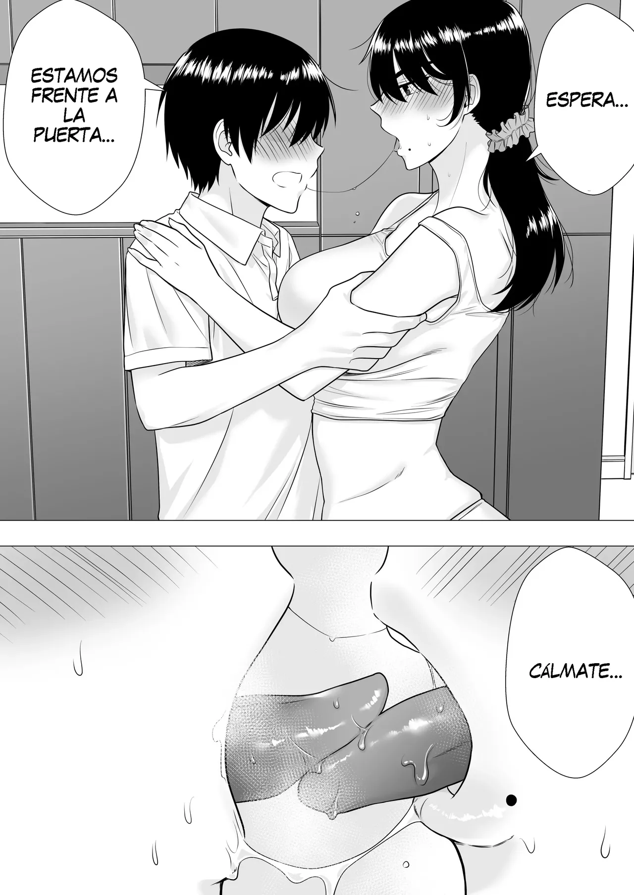 Kimottama Kaa-chan ~Genki Mama ga Boku no Dekachin ni Ochiru made~ | Una Vigorosa Madre ~Hasta Que La Enérgica Madre Caiga Ante Mi Gigante Pene~ - Page 50