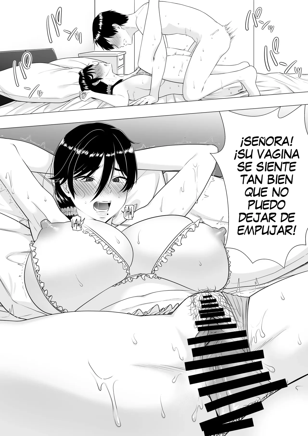 Kimottama Kaa-chan ~Genki Mama ga Boku no Dekachin ni Ochiru made~ | Una Vigorosa Madre ~Hasta Que La Enérgica Madre Caiga Ante Mi Gigante Pene~ - Page 56