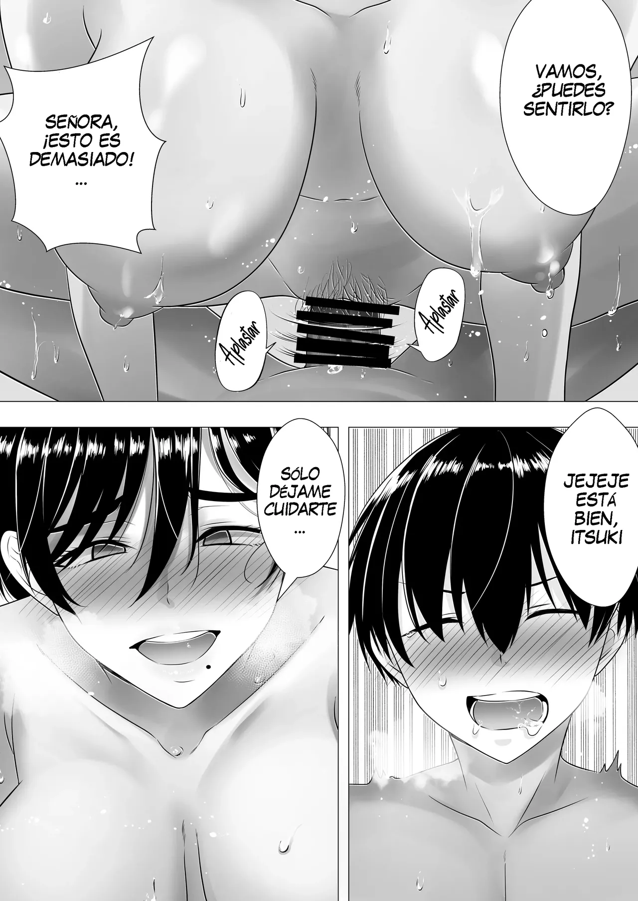 Kimottama Kaa-chan ~Genki Mama ga Boku no Dekachin ni Ochiru made~ | Una Vigorosa Madre ~Hasta Que La Enérgica Madre Caiga Ante Mi Gigante Pene~ - Page 65