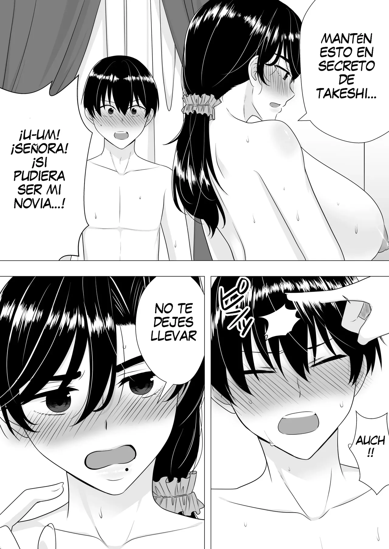 Kimottama Kaa-chan ~Genki Mama ga Boku no Dekachin ni Ochiru made~ | Una Vigorosa Madre ~Hasta Que La Enérgica Madre Caiga Ante Mi Gigante Pene~ - Page 71