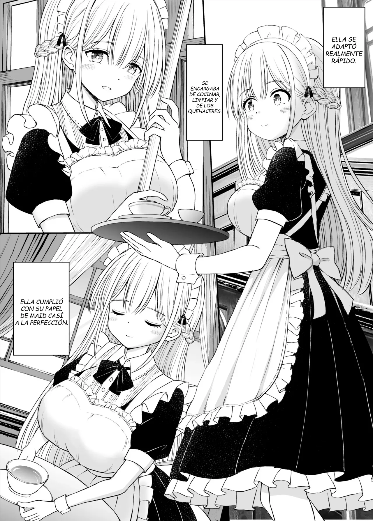 Yawaraka Maid no Gohoushi Sex | El Tierno Servicio Sexual de la Sirvienta - Page 9